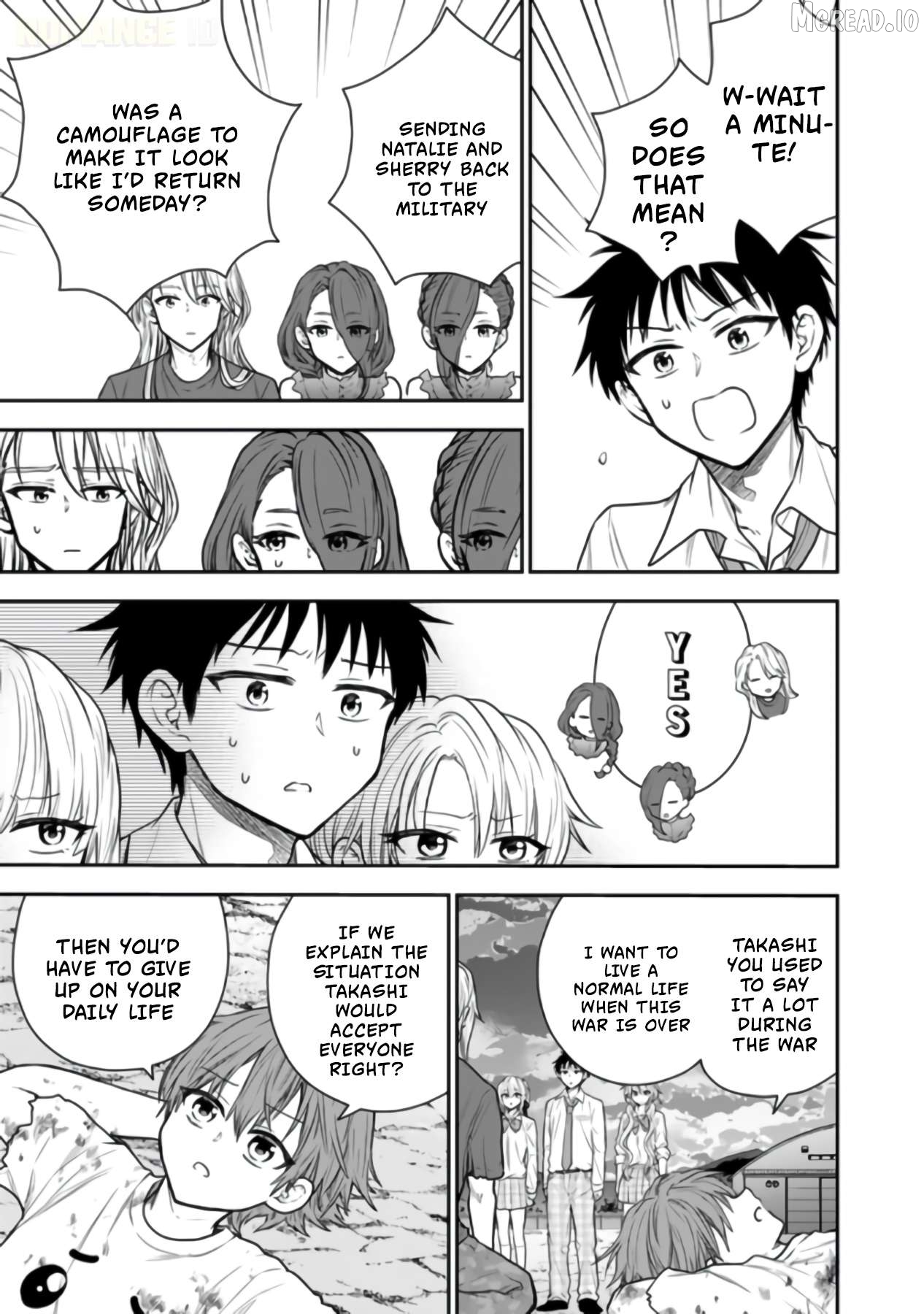 Senchi Kara Kaette kita Takashi-kun. Futsuu ni Koukou Seikatsu wo Okuritai Chapter 15 - page 32