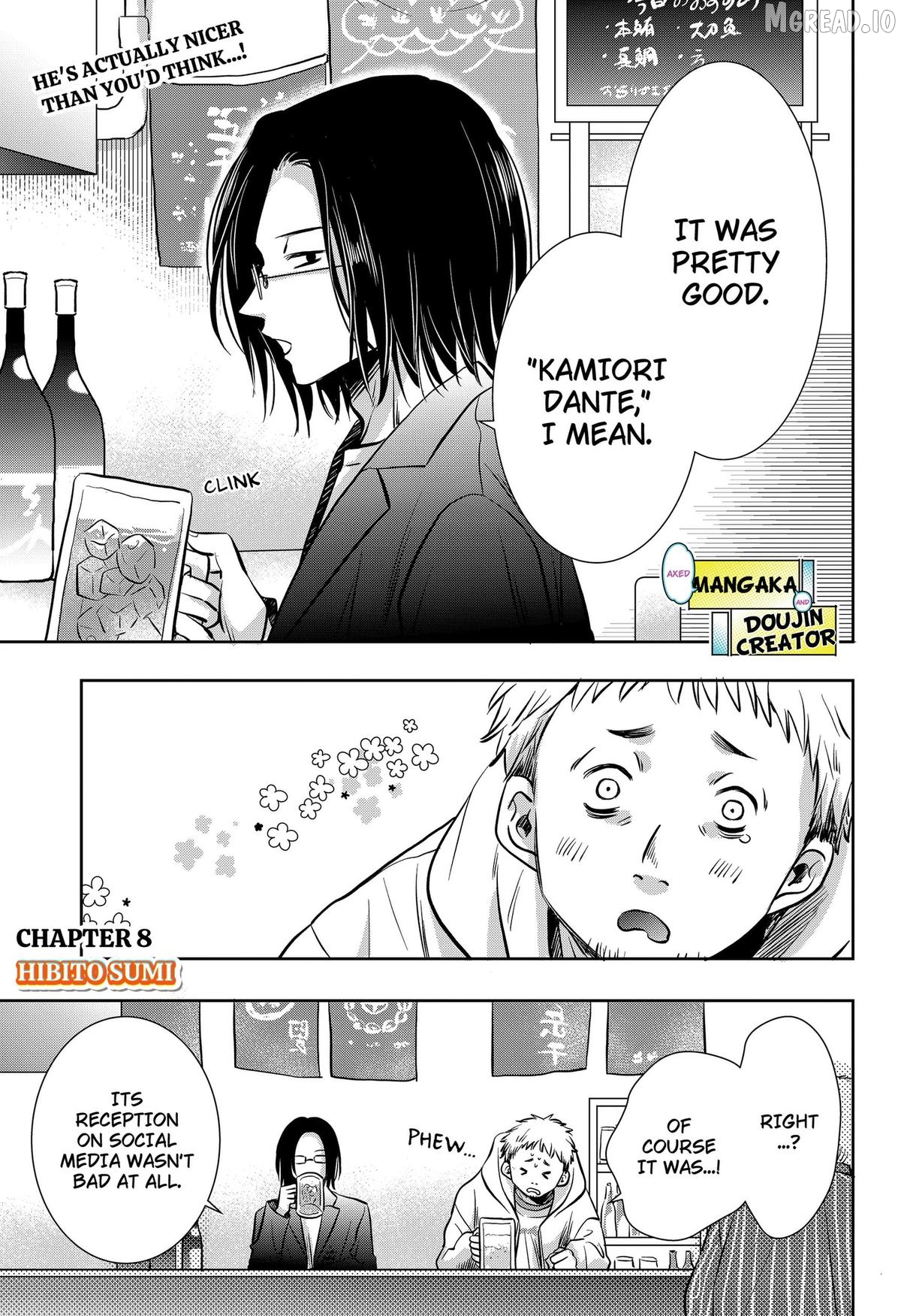 Axed Mangaka and Doujin Creator Chapter 8 - page 1