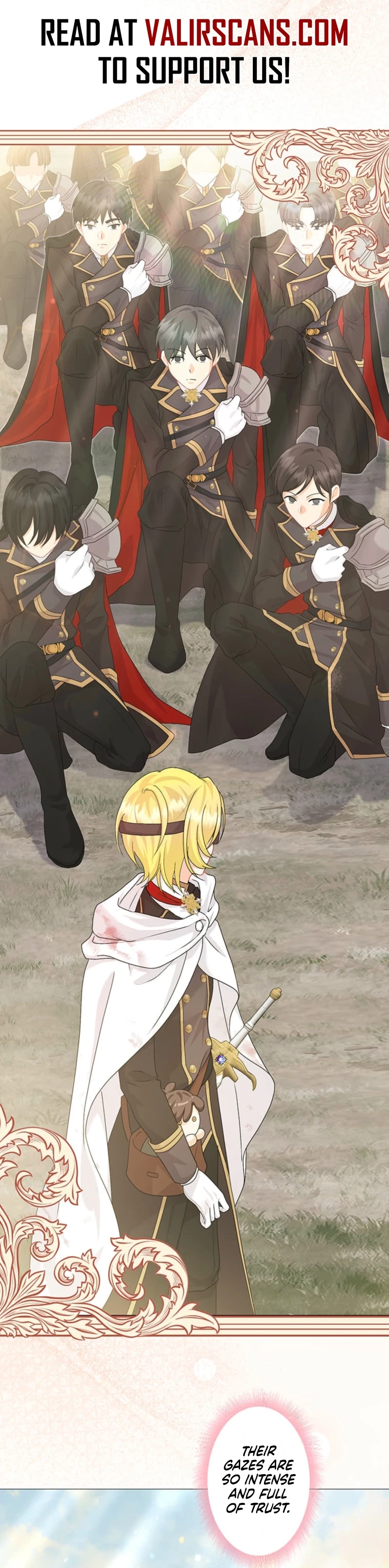 The Holy Sword Lady's Fangirl Life: I'll Protect My Beloved Knight Chapter 13 - page 9