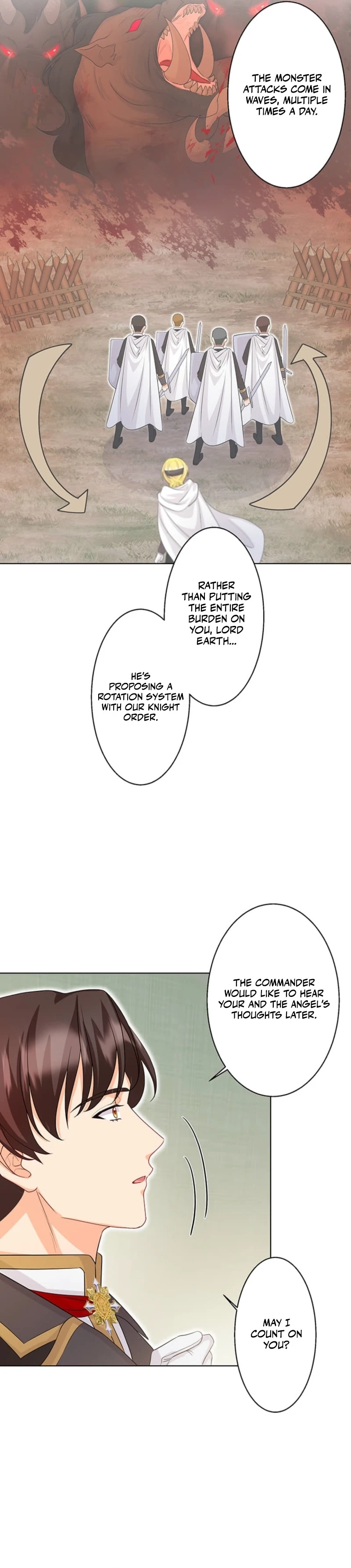 The Holy Sword Lady's Fangirl Life: I'll Protect My Beloved Knight Chapter 14 - page 22