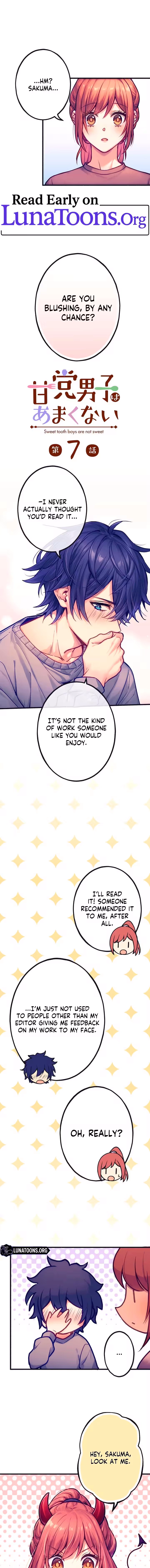 Amatou Danshi wa Amakunai Chapter 7 - page 1