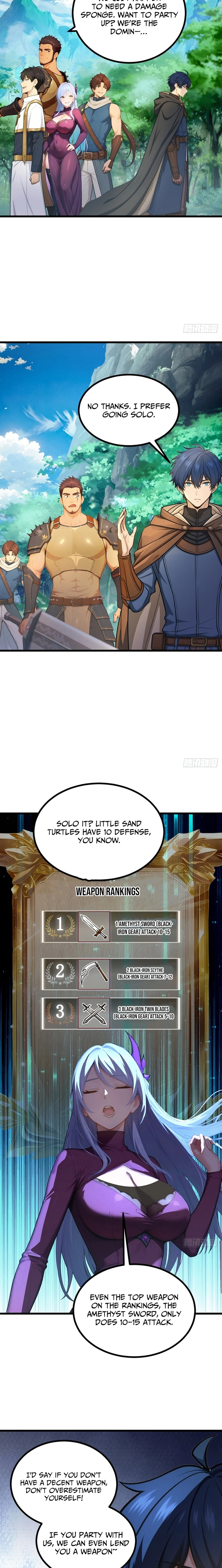 I Survive Through The Game By Dominating The Wild Monster Information Network Chapter 4 - page 14
