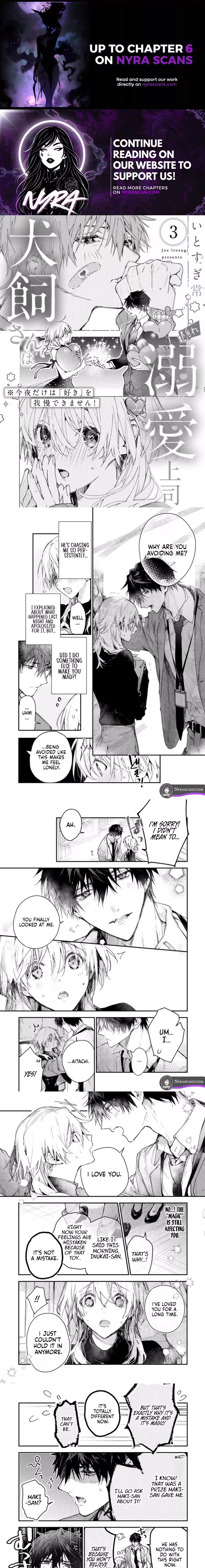 Mr Inukai the secretly doting boss just for tonight I love you. Chapter 3 - page 1