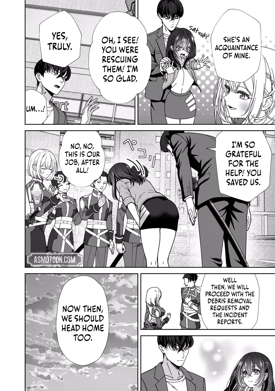The Unrivaled Sword Saint Salaryman ~My Childhood Friend Occasionally Asks Me to Help Save Humanity~ Chapter 2 - page 11