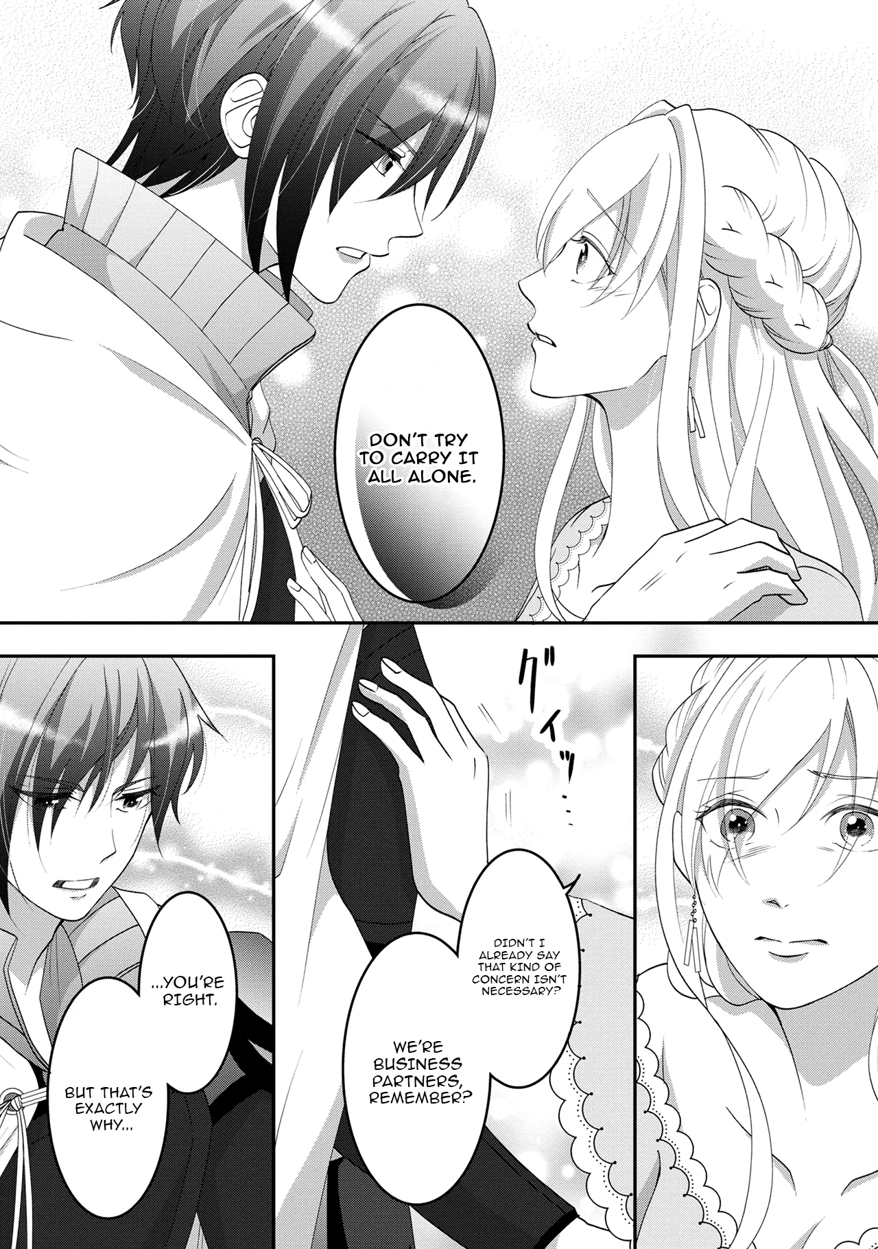 Fukushuu no Ou Taishihi - Shiitagerareta Reijiu wa Reikoku Kishi no Te wo Toru Chapter 4 - page 21
