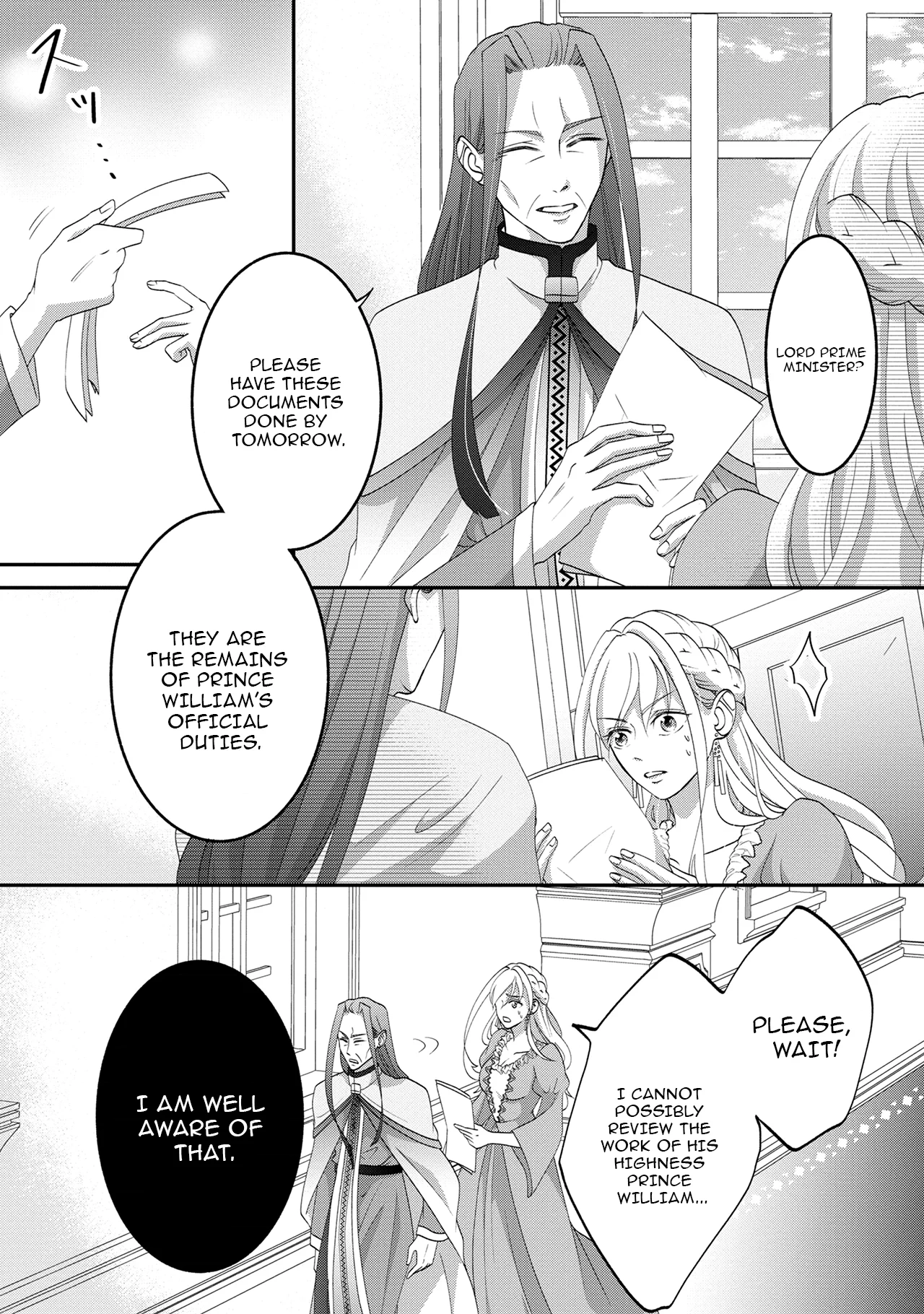 Fukushuu no Ou Taishihi - Shiitagerareta Reijiu wa Reikoku Kishi no Te wo Toru Chapter 4 - page 6