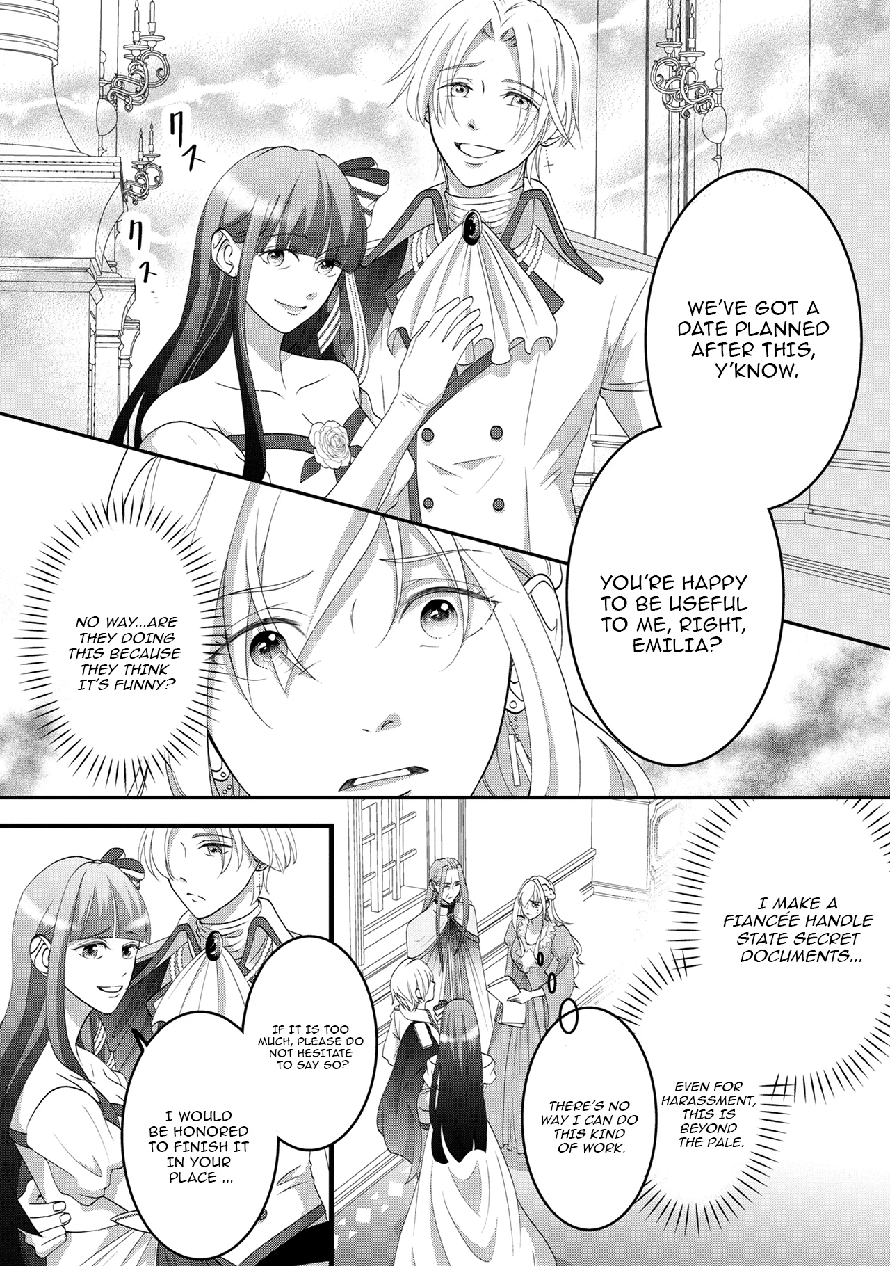 Fukushuu no Ou Taishihi - Shiitagerareta Reijiu wa Reikoku Kishi no Te wo Toru Chapter 4 - page 8