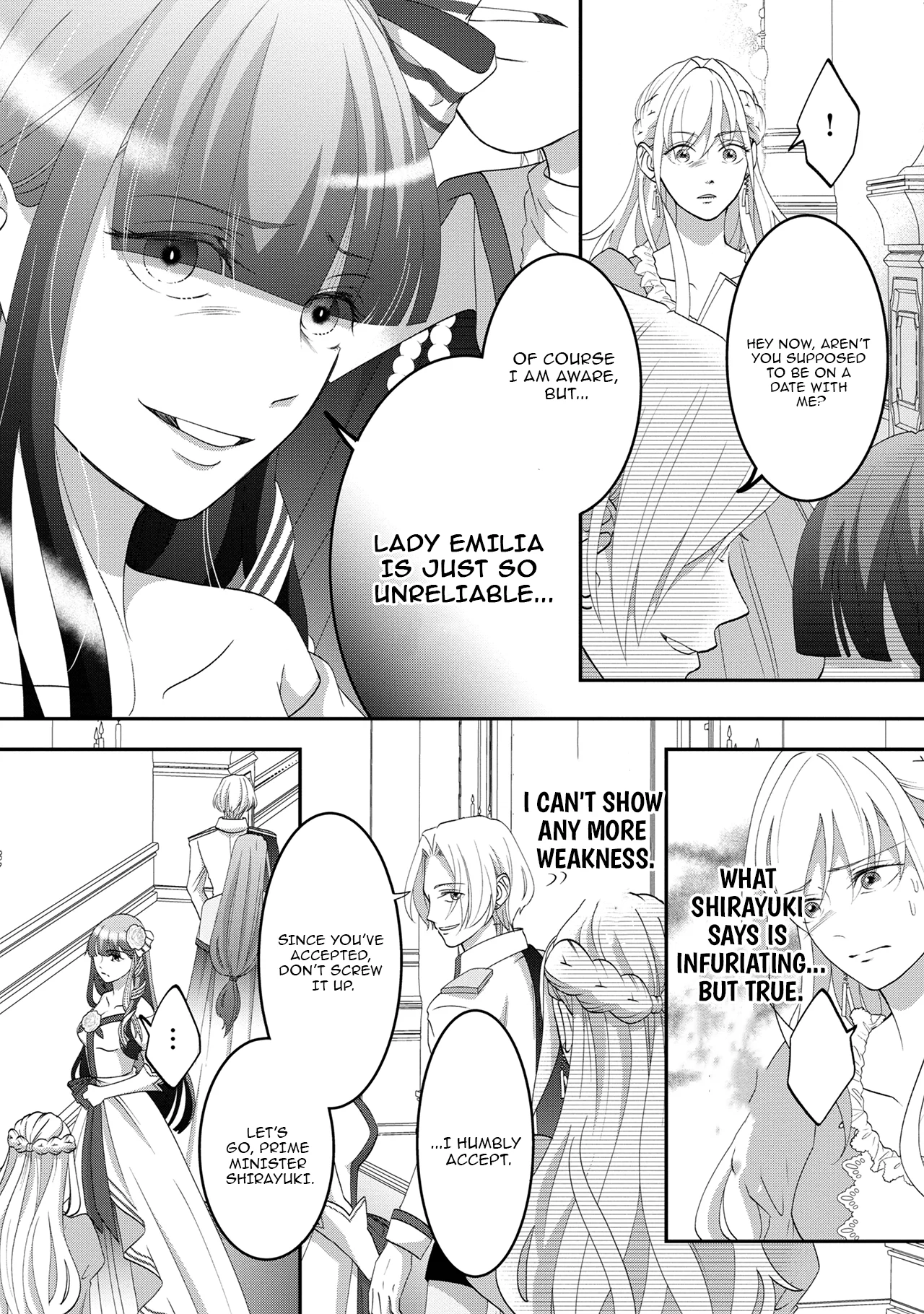 Fukushuu no Ou Taishihi - Shiitagerareta Reijiu wa Reikoku Kishi no Te wo Toru Chapter 4 - page 9