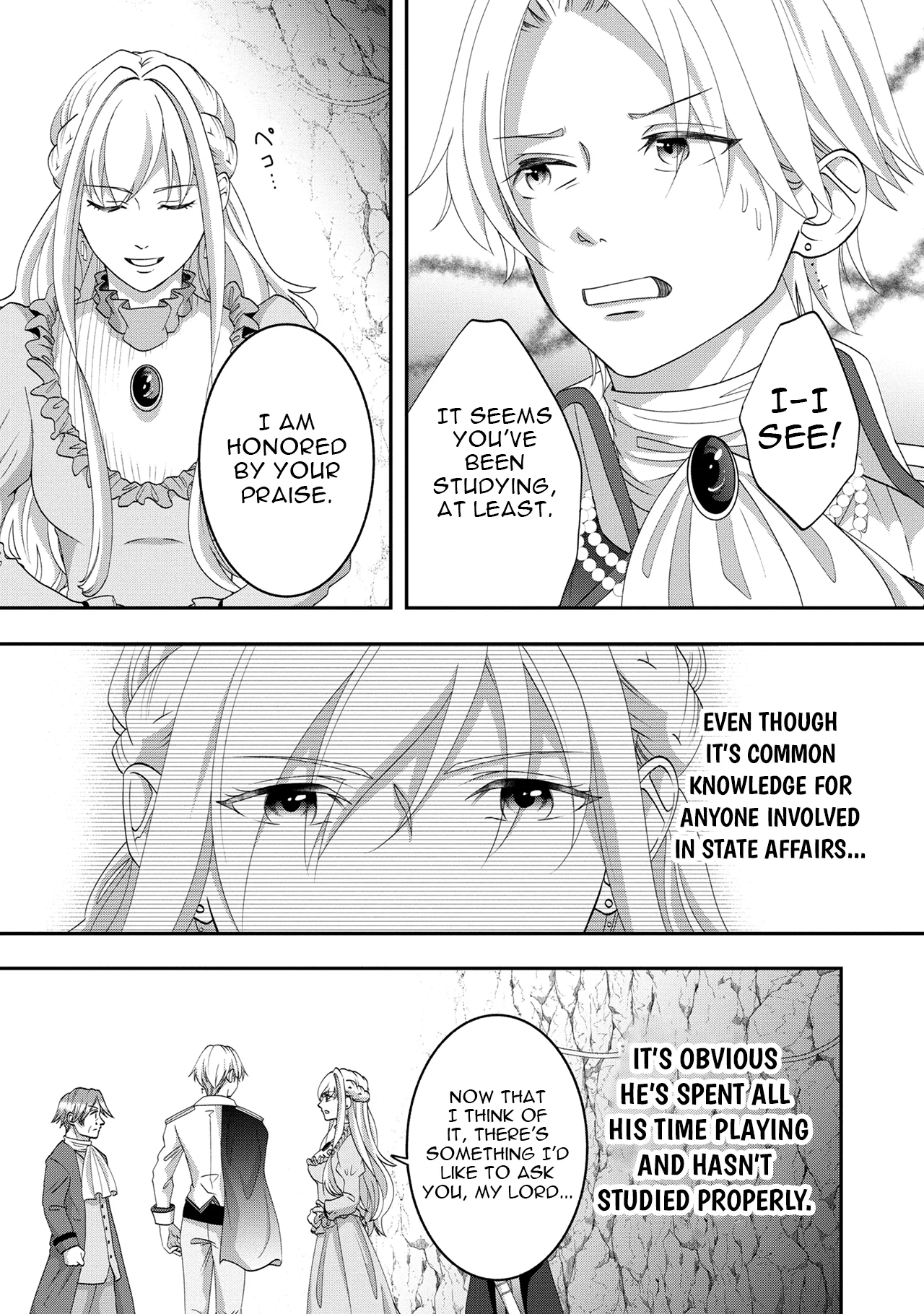 Fukushuu no Ou Taishihi - Shiitagerareta Reijiu wa Reikoku Kishi no Te wo Toru Chapter 5 - page 13