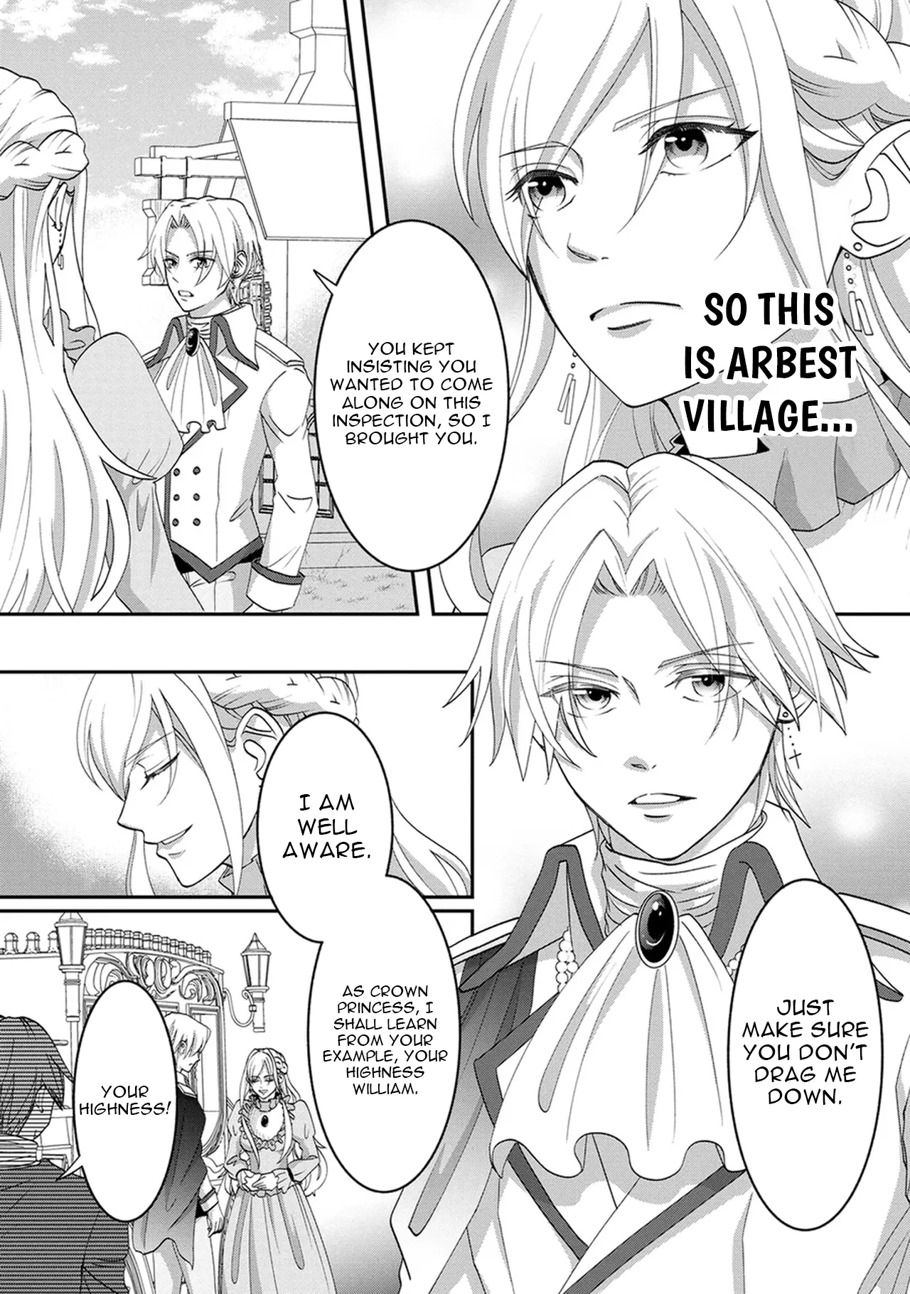 Fukushuu no Ou Taishihi - Shiitagerareta Reijiu wa Reikoku Kishi no Te wo Toru Chapter 5 - page 4
