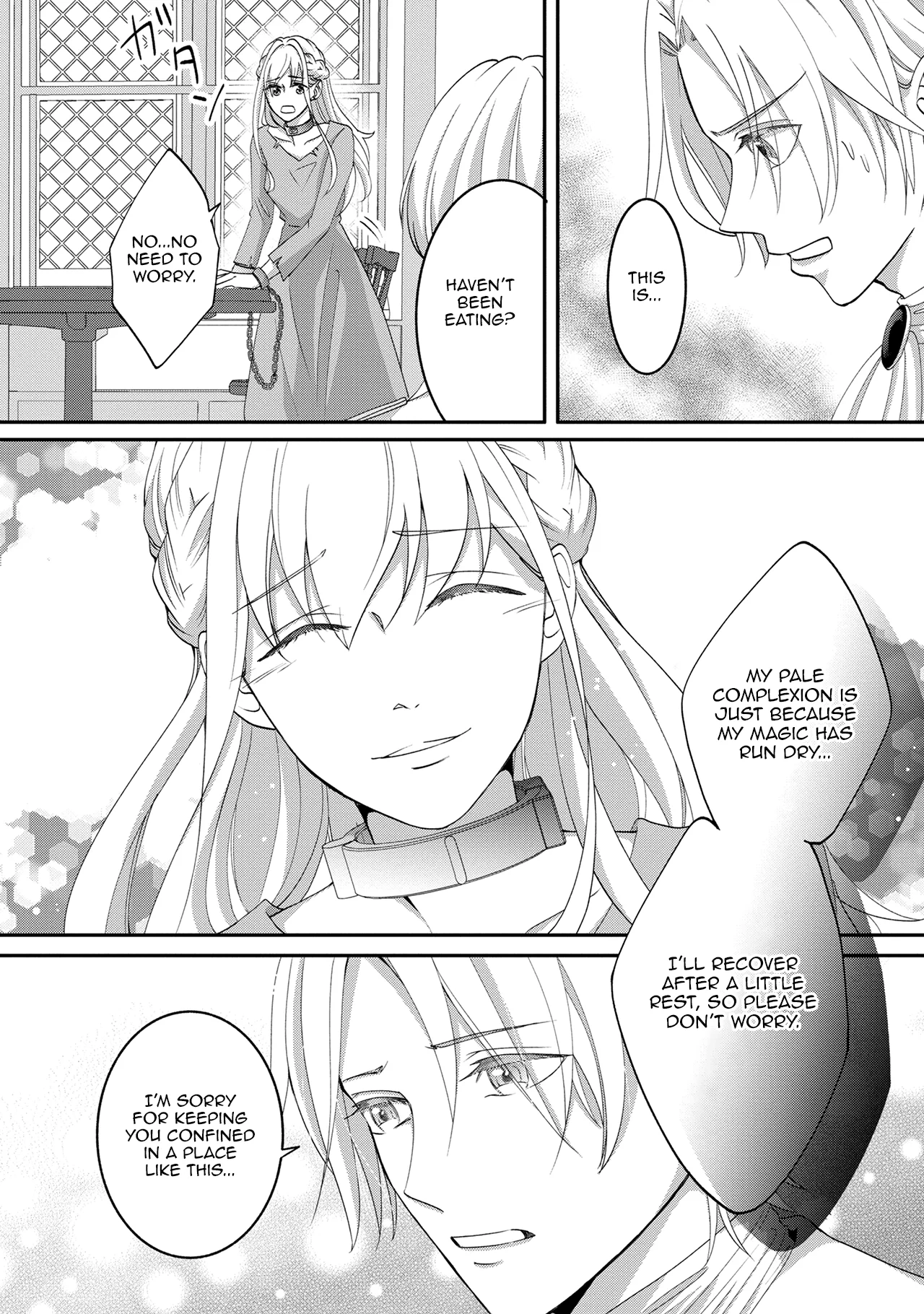 Fukushuu no Ou Taishihi - Shiitagerareta Reijiu wa Reikoku Kishi no Te wo Toru Chapter 1 - page 22