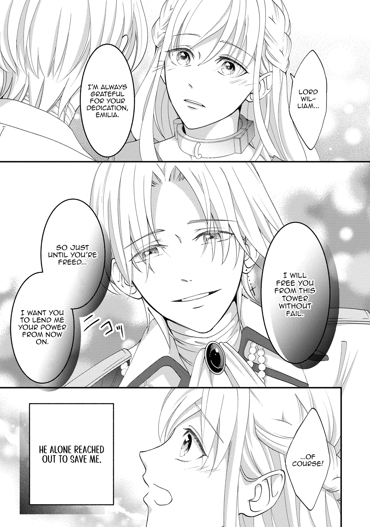 Fukushuu no Ou Taishihi - Shiitagerareta Reijiu wa Reikoku Kishi no Te wo Toru Chapter 1 - page 25