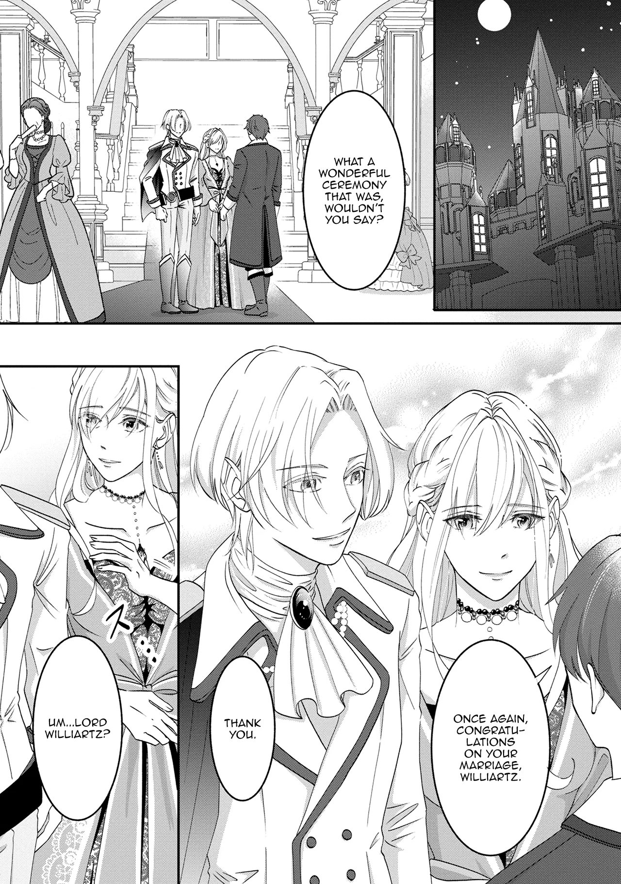 Fukushuu no Ou Taishihi - Shiitagerareta Reijiu wa Reikoku Kishi no Te wo Toru Chapter 1 - page 3