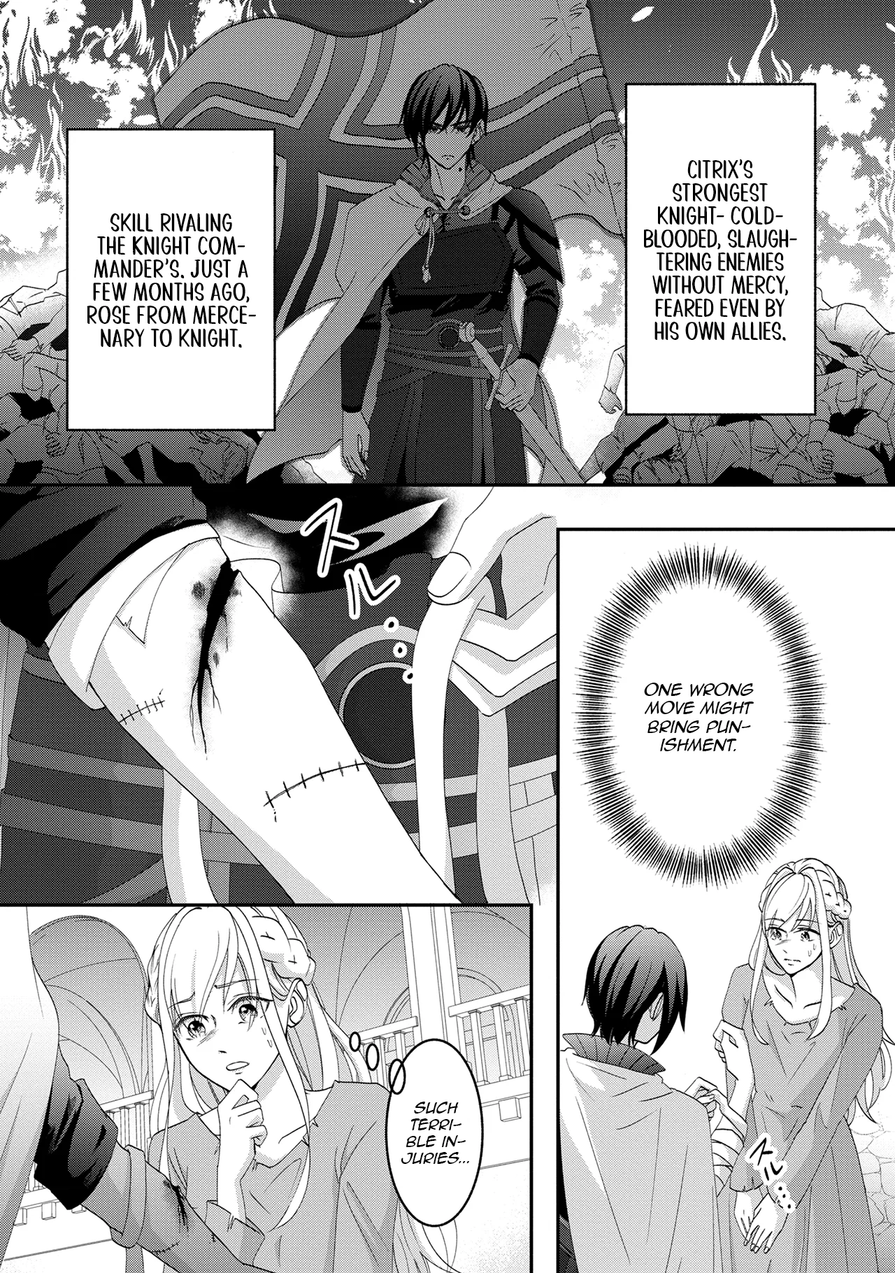 Fukushuu no Ou Taishihi - Shiitagerareta Reijiu wa Reikoku Kishi no Te wo Toru Chapter 1 - page 32