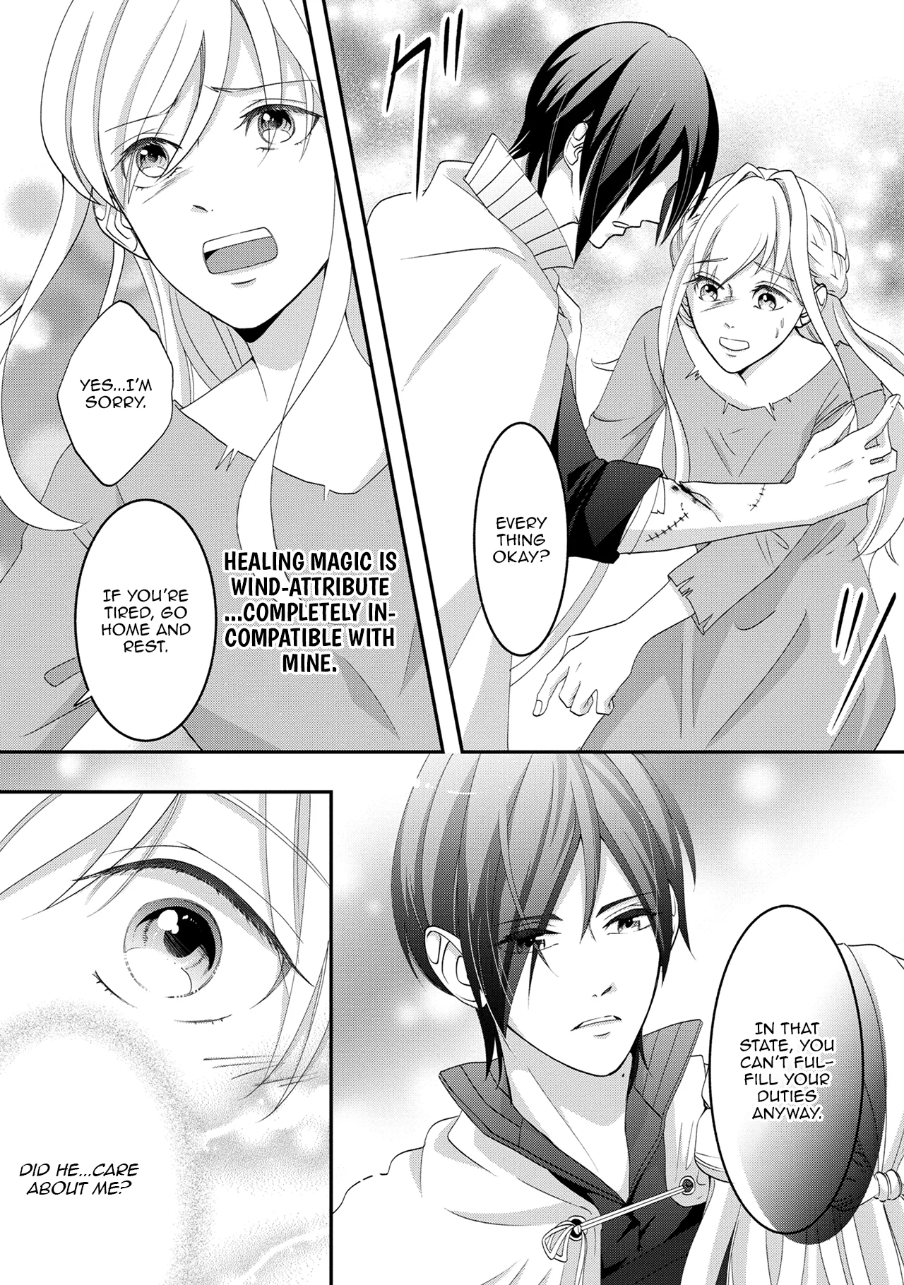 Fukushuu no Ou Taishihi - Shiitagerareta Reijiu wa Reikoku Kishi no Te wo Toru Chapter 1 - page 34