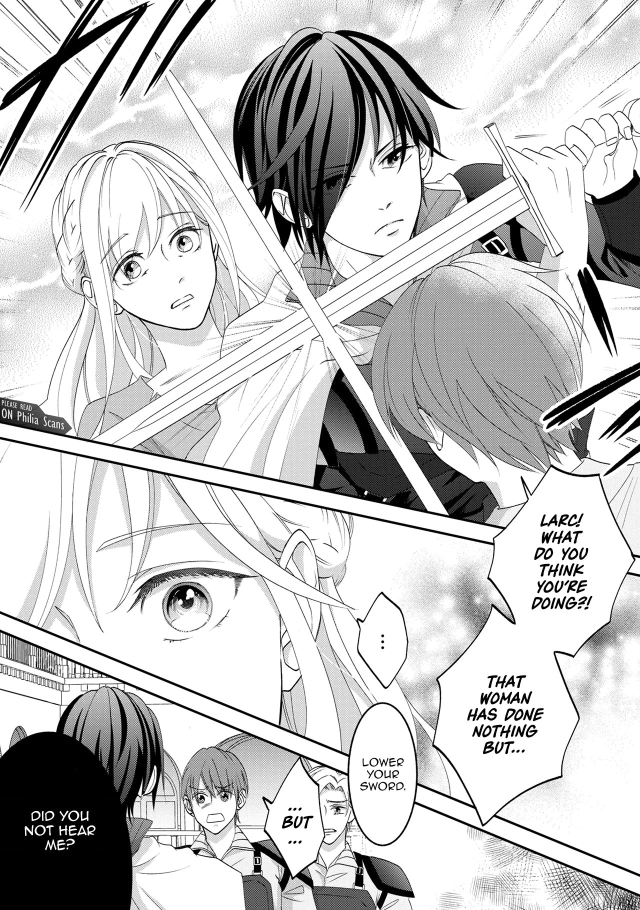 Fukushuu no Ou Taishihi - Shiitagerareta Reijiu wa Reikoku Kishi no Te wo Toru Chapter 1 - page 38