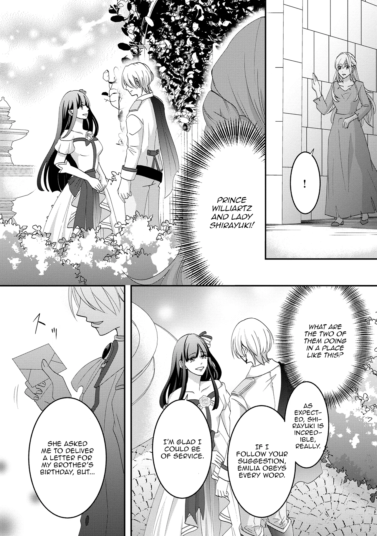 Fukushuu no Ou Taishihi - Shiitagerareta Reijiu wa Reikoku Kishi no Te wo Toru Chapter 1 - page 43