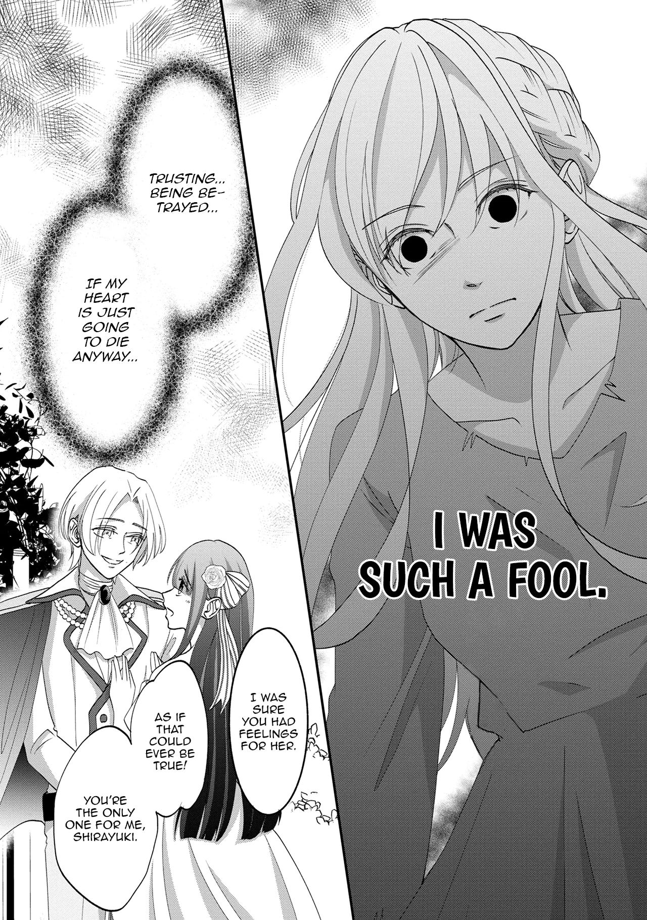 Fukushuu no Ou Taishihi - Shiitagerareta Reijiu wa Reikoku Kishi no Te wo Toru Chapter 1 - page 48