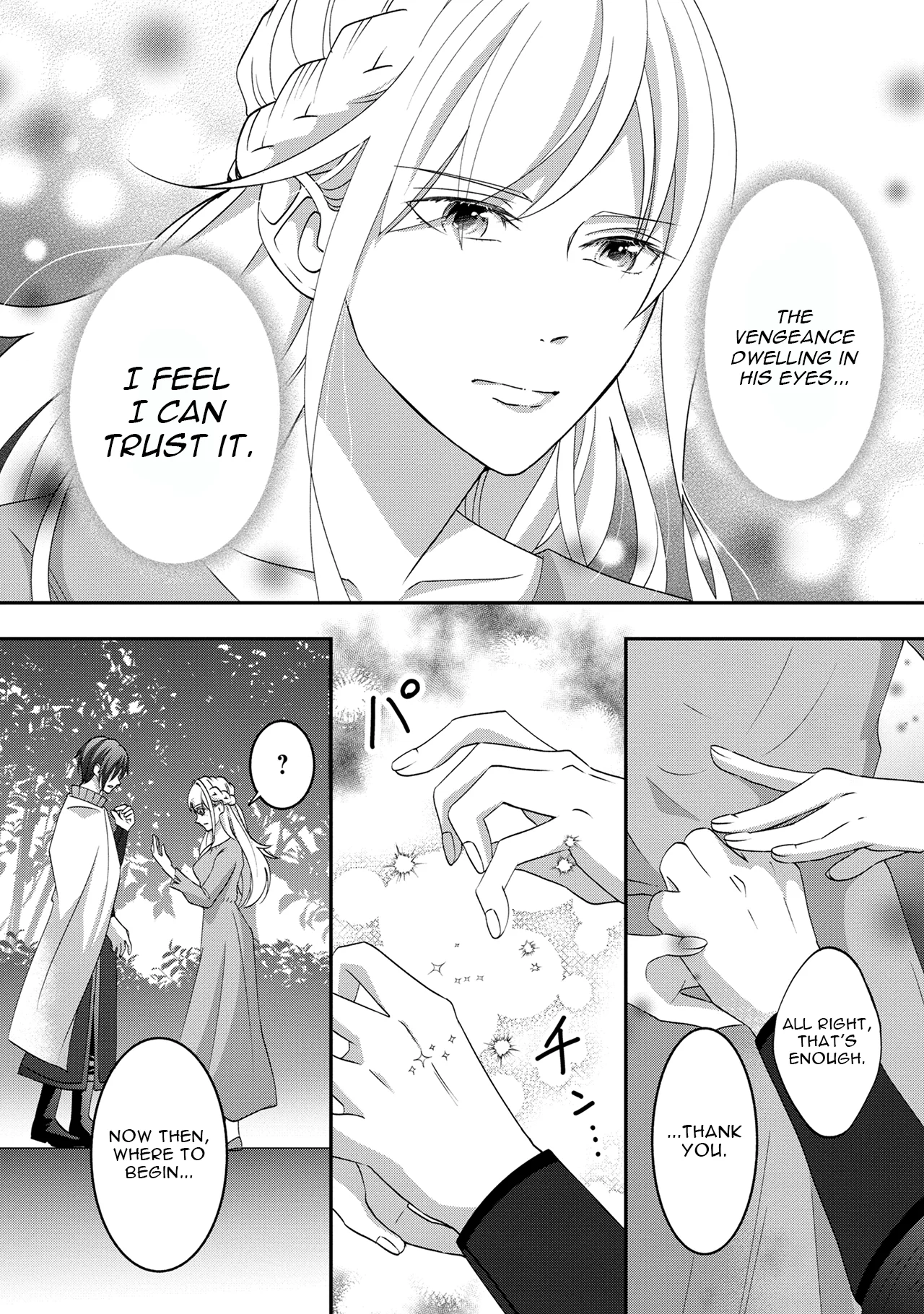 Fukushuu no Ou Taishihi - Shiitagerareta Reijiu wa Reikoku Kishi no Te wo Toru Chapter 2 - page 22