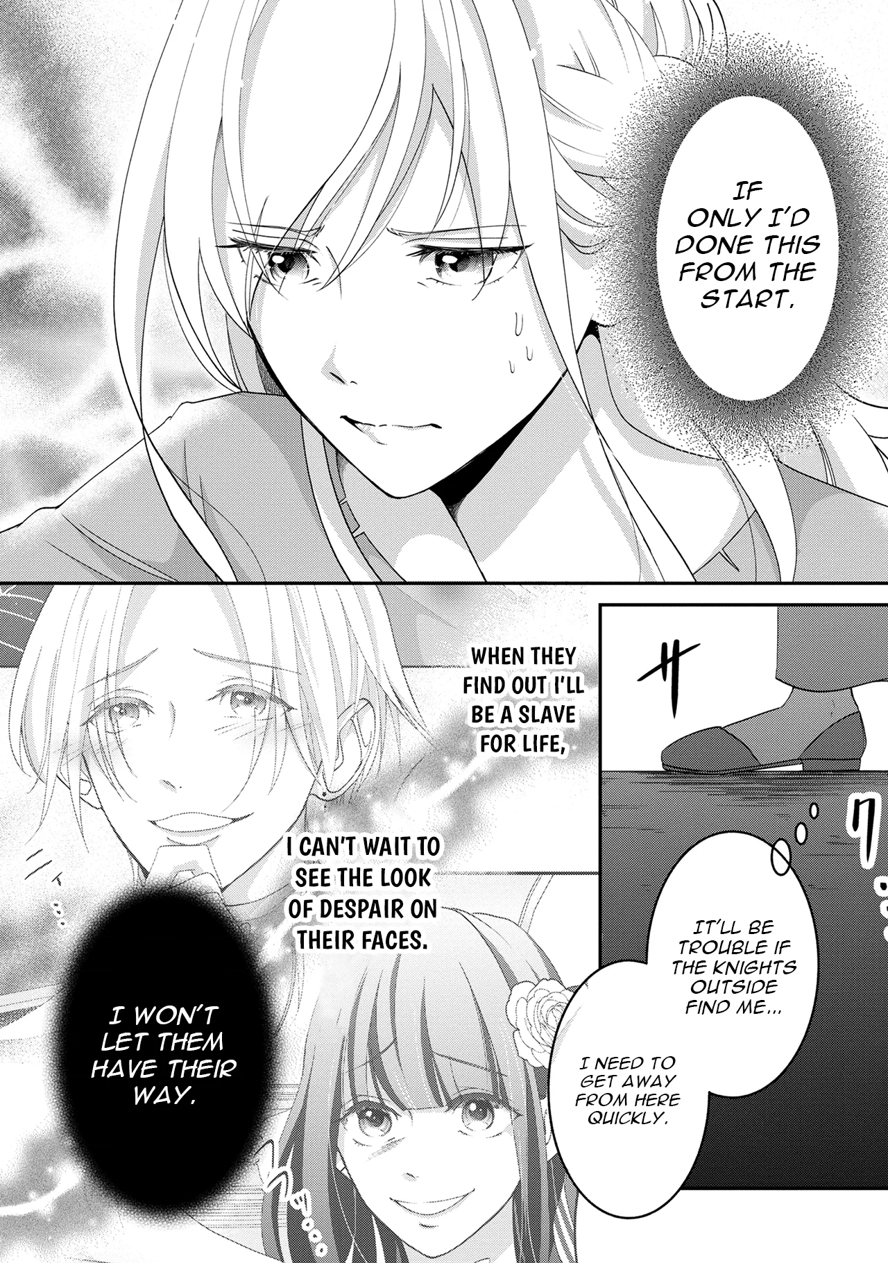 Fukushuu no Ou Taishihi - Shiitagerareta Reijiu wa Reikoku Kishi no Te wo Toru Chapter 2 - page 4