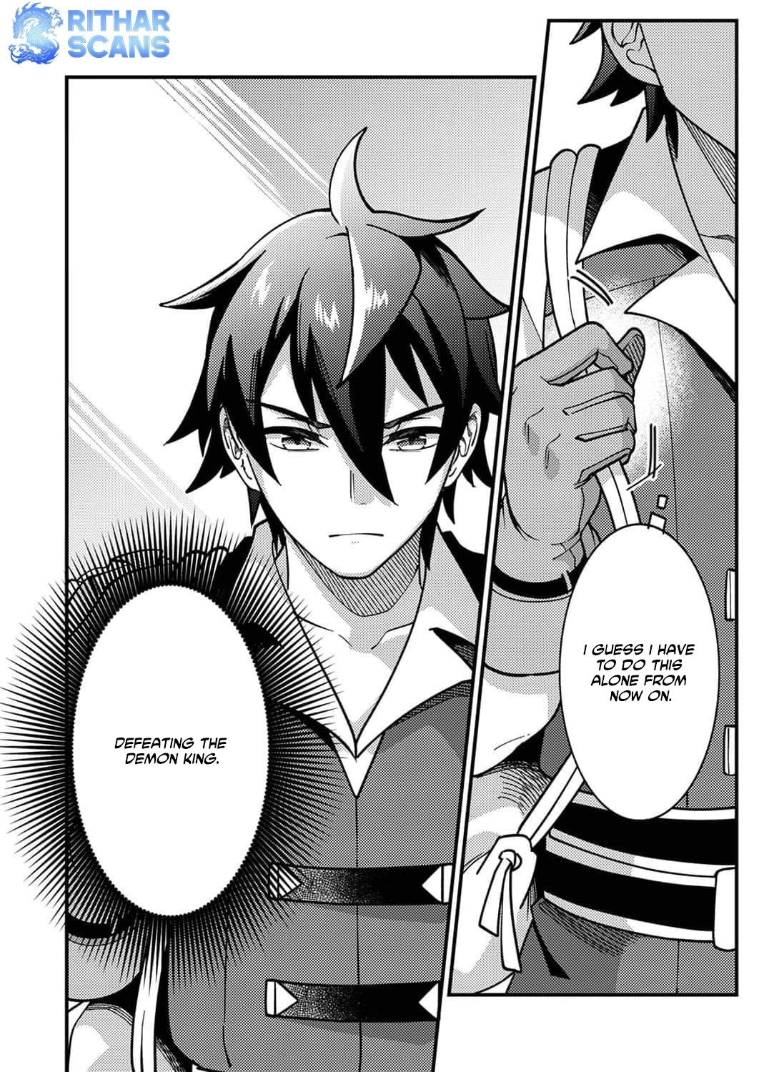 Munou to Tsuihou Sareta Saijaku Mahou Kenshi, Noroi ga Toketa node Saikyou e Nariagaru Chapter 1 - page 10
