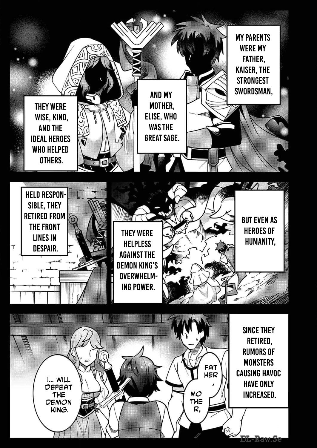 Munou to Tsuihou Sareta Saijaku Mahou Kenshi, Noroi ga Toketa node Saikyou e Nariagaru Chapter 1 - page 11
