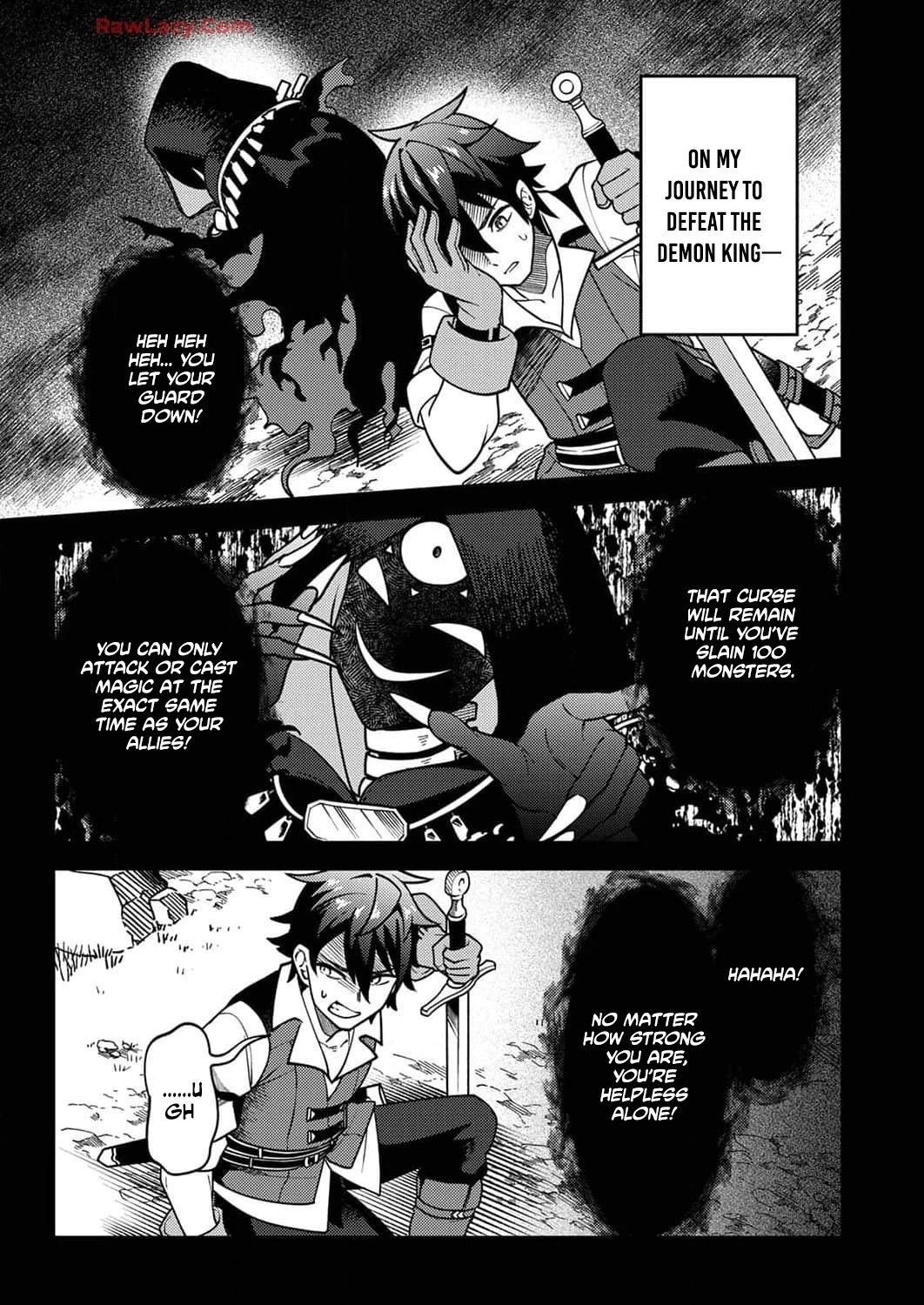 Munou to Tsuihou Sareta Saijaku Mahou Kenshi, Noroi ga Toketa node Saikyou e Nariagaru Chapter 1 - page 13