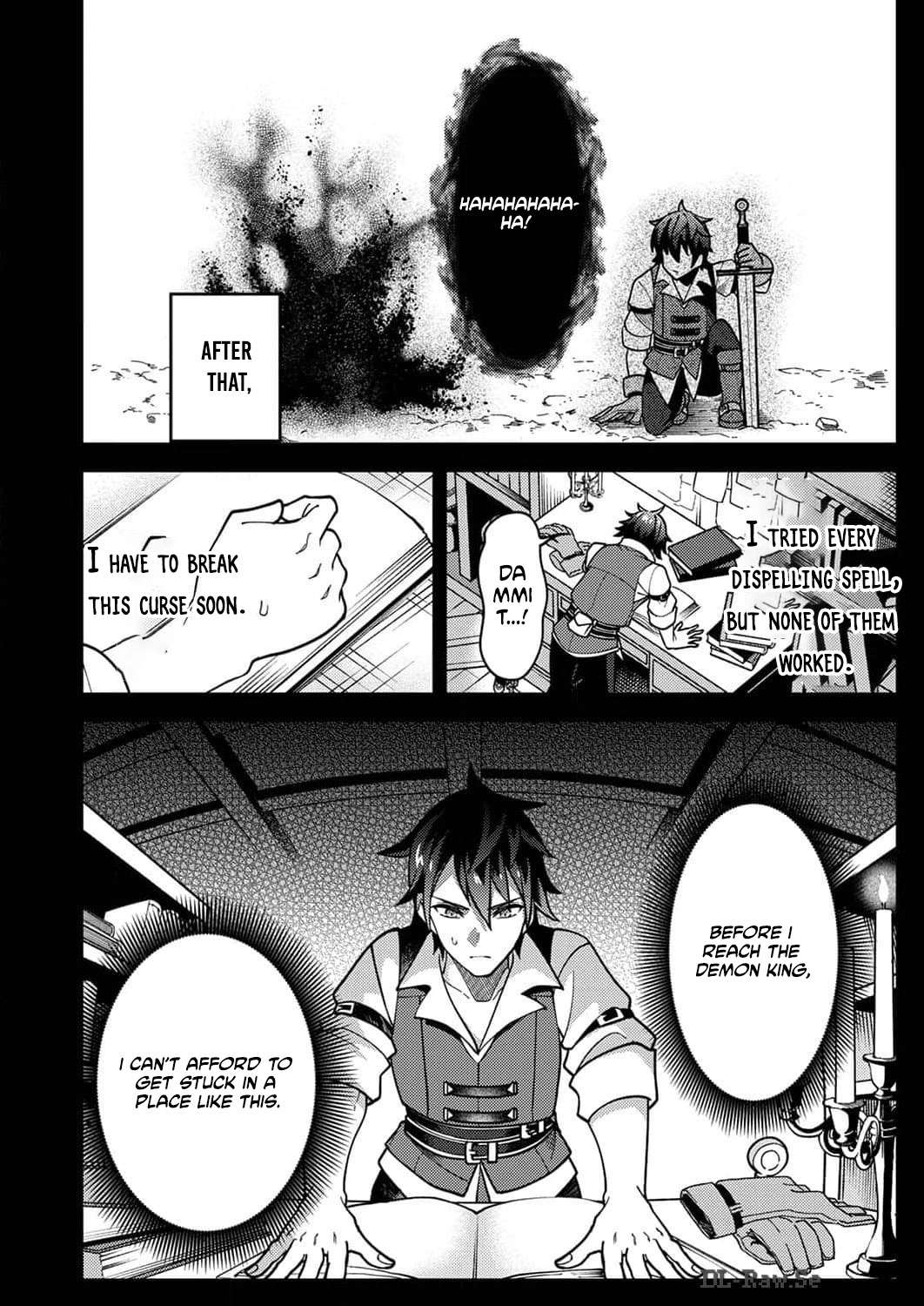 Munou to Tsuihou Sareta Saijaku Mahou Kenshi, Noroi ga Toketa node Saikyou e Nariagaru Chapter 1 - page 14