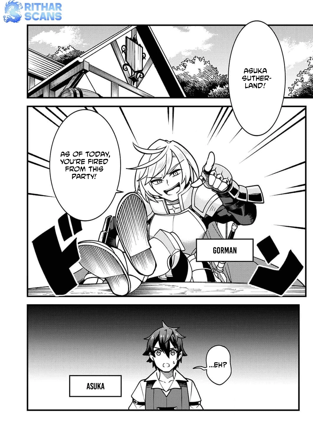 Munou to Tsuihou Sareta Saijaku Mahou Kenshi, Noroi ga Toketa node Saikyou e Nariagaru Chapter 1 - page 4