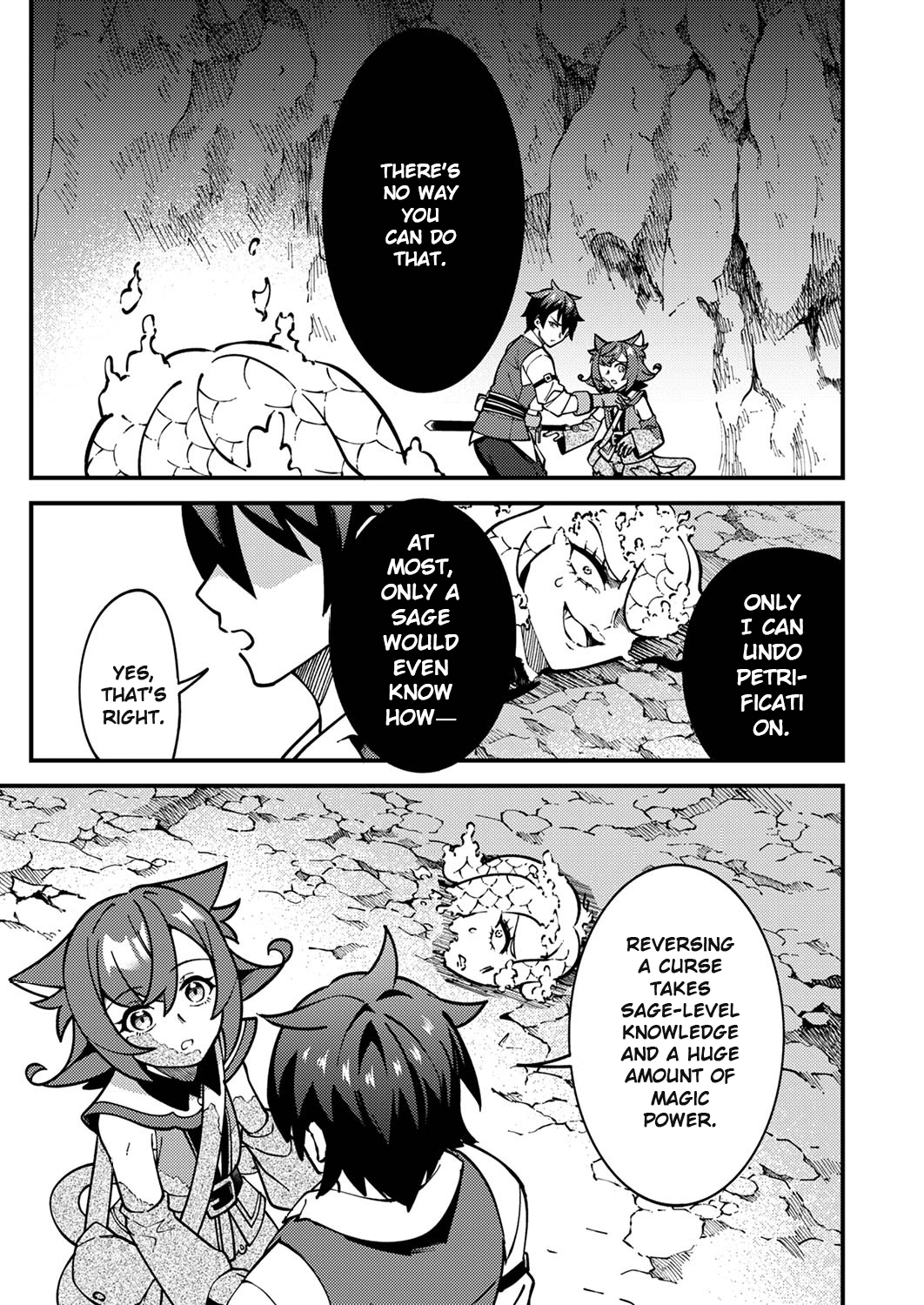 Munou to Tsuihou Sareta Saijaku Mahou Kenshi, Noroi ga Toketa node Saikyou e Nariagaru Chapter 3.1 - page 3