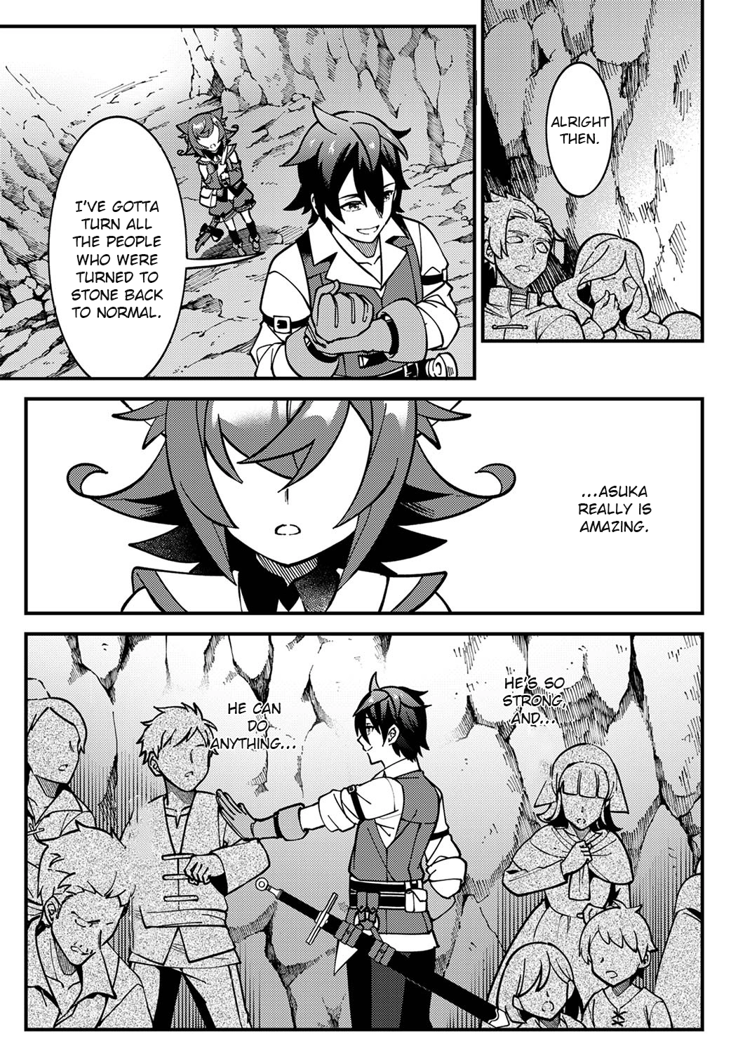 Munou to Tsuihou Sareta Saijaku Mahou Kenshi, Noroi ga Toketa node Saikyou e Nariagaru Chapter 3.1 - page 7