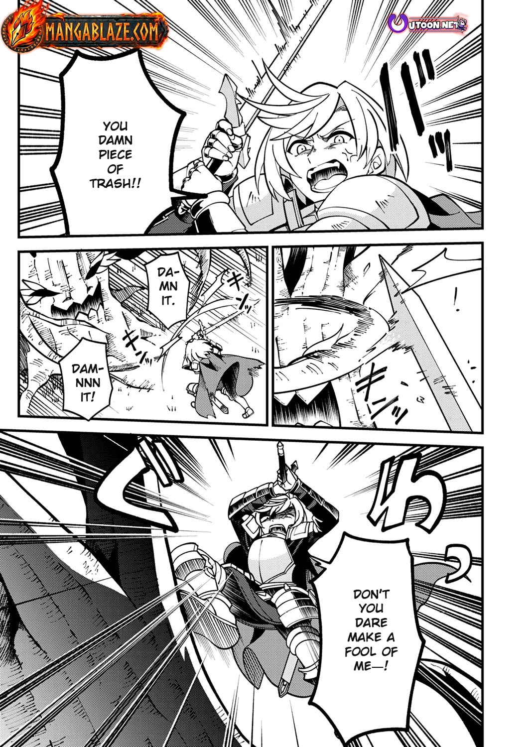 Munou to Tsuihou Sareta Saijaku Mahou Kenshi, Noroi ga Toketa node Saikyou e Nariagaru Chapter 3.3 - page 1
