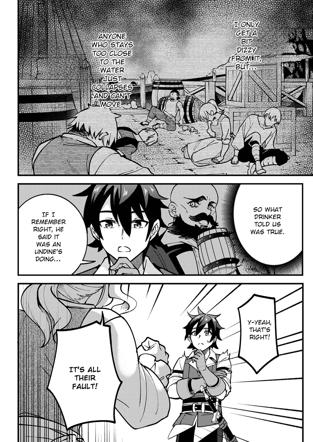 Munou to Tsuihou Sareta Saijaku Mahou Kenshi, Noroi ga Toketa node Saikyou e Nariagaru Chapter 4.1 - page 6