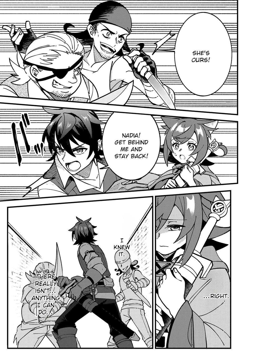 Munou to Tsuihou Sareta Saijaku Mahou Kenshi, Noroi ga Toketa node Saikyou e Nariagaru Chapter 4.2 - page 7