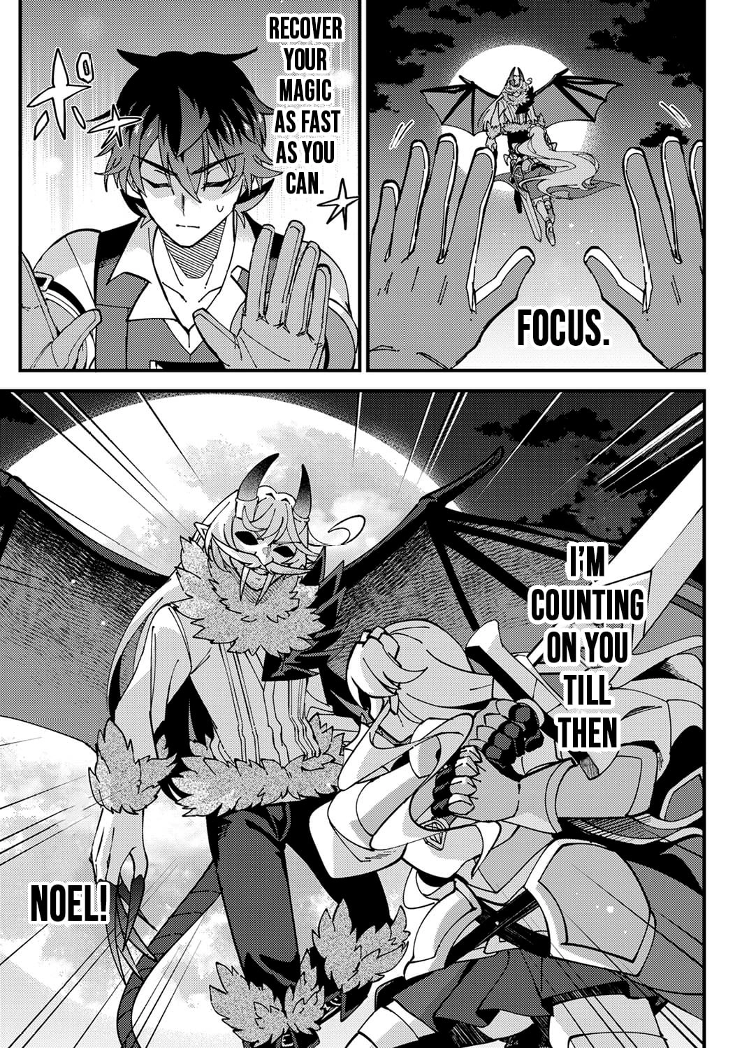 Munou to Tsuihou Sareta Saijaku Mahou Kenshi, Noroi ga Toketa node Saikyou e Nariagaru Chapter 10.1 - page 11