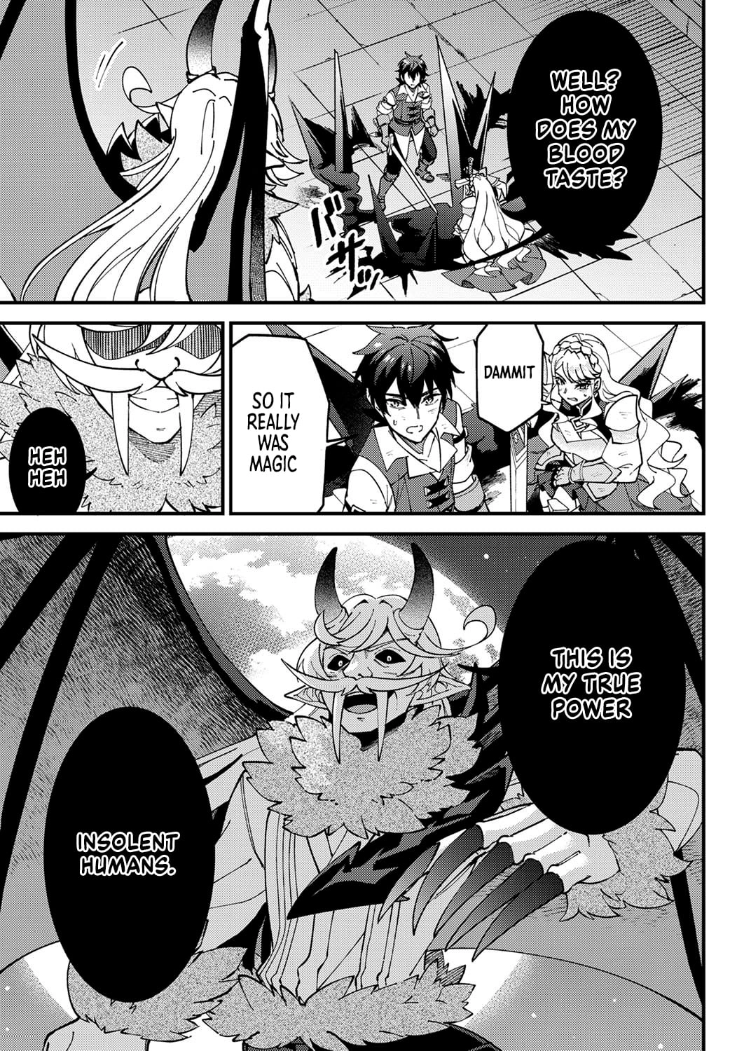 Munou to Tsuihou Sareta Saijaku Mahou Kenshi, Noroi ga Toketa node Saikyou e Nariagaru Chapter 10.1 - page 7