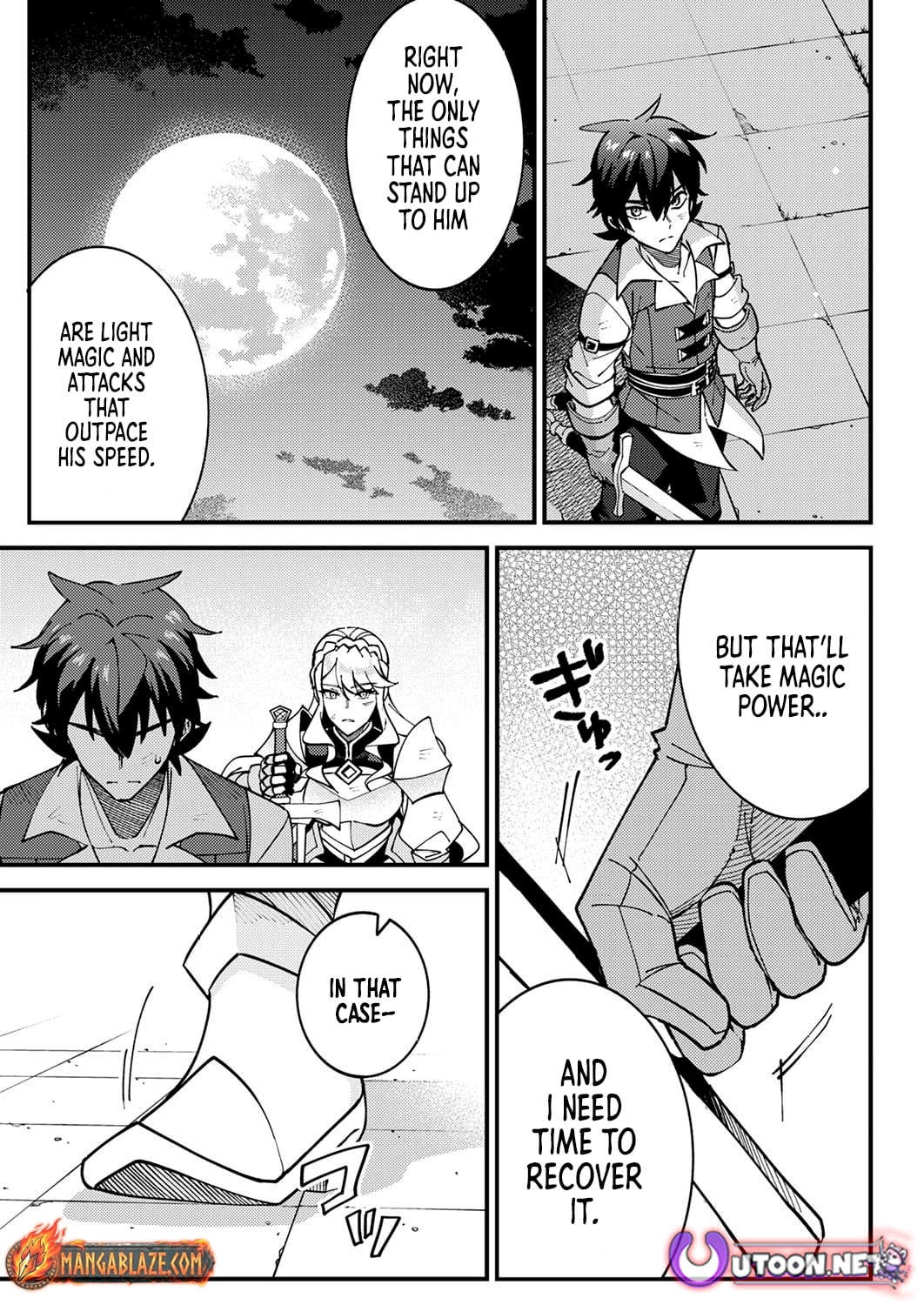 Munou to Tsuihou Sareta Saijaku Mahou Kenshi, Noroi ga Toketa node Saikyou e Nariagaru Chapter 10.1 - page 9