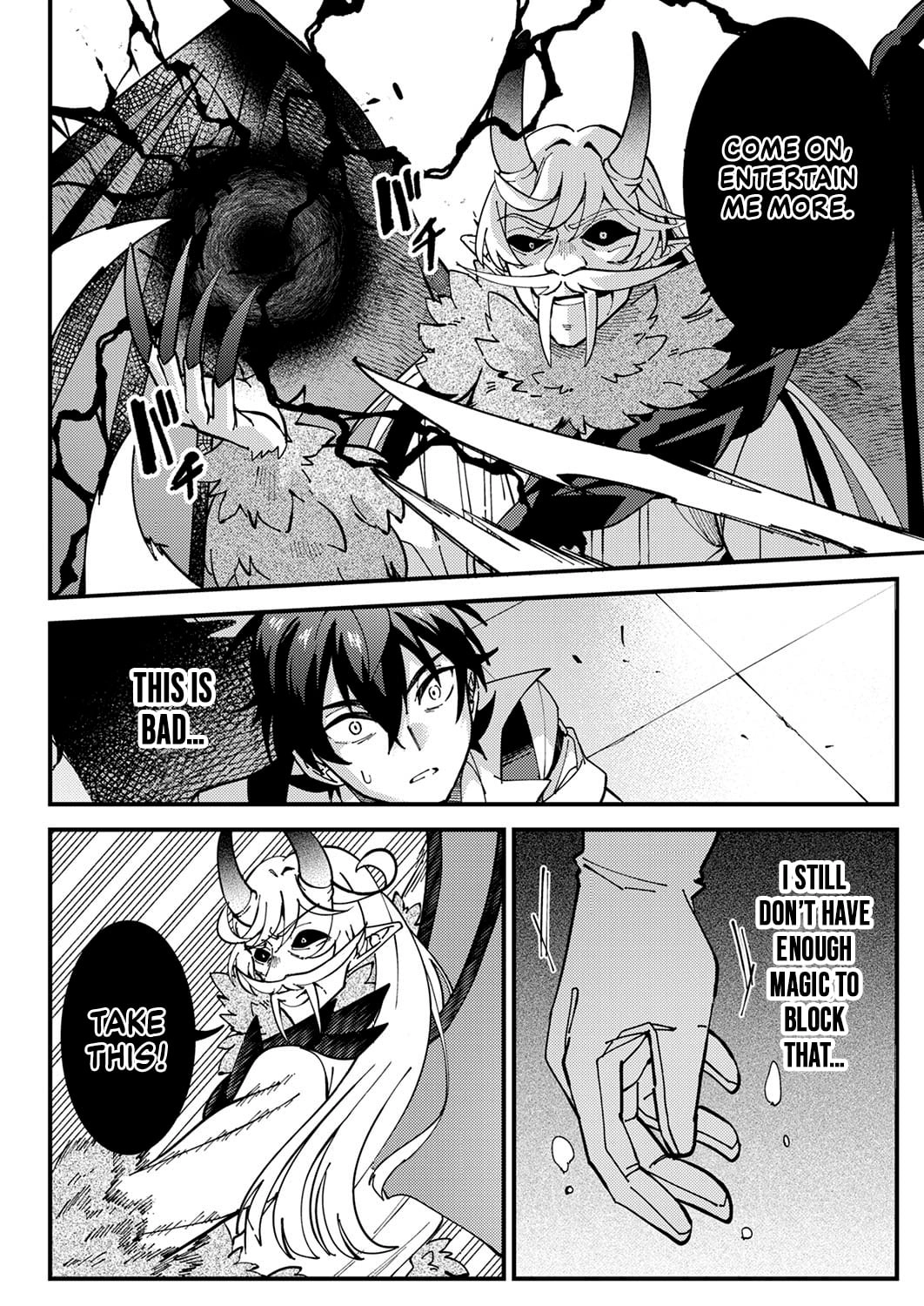 Munou to Tsuihou Sareta Saijaku Mahou Kenshi, Noroi ga Toketa node Saikyou e Nariagaru Chapter 10.2 - page 5