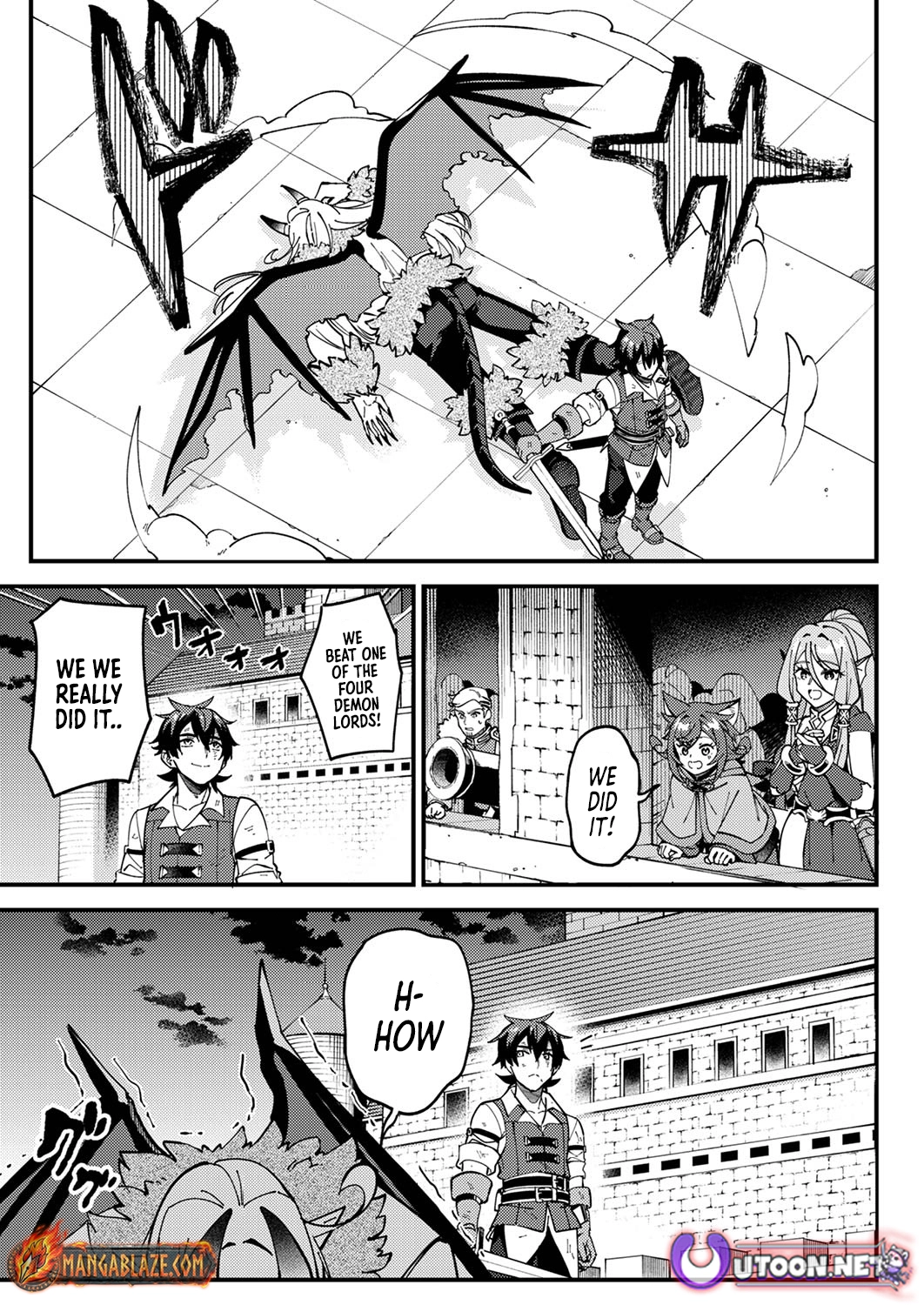 Munou to Tsuihou Sareta Saijaku Mahou Kenshi, Noroi ga Toketa node Saikyou e Nariagaru Chapter 10.3 - page 9