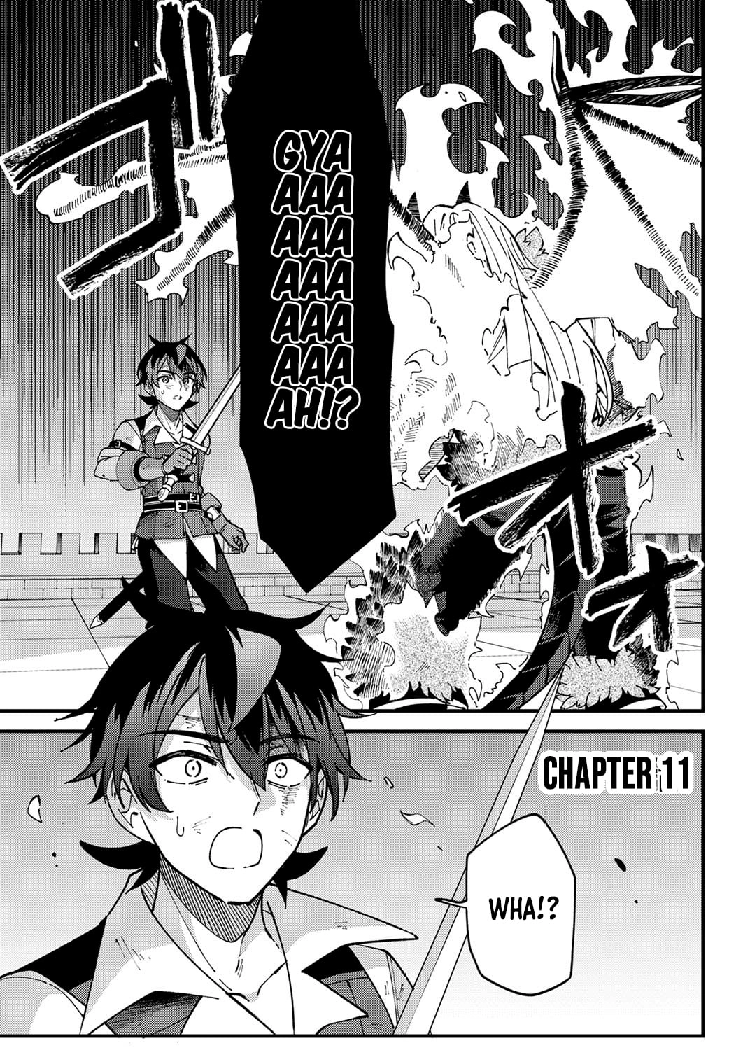 Munou to Tsuihou Sareta Saijaku Mahou Kenshi, Noroi ga Toketa node Saikyou e Nariagaru Chapter 11.1 - page 1