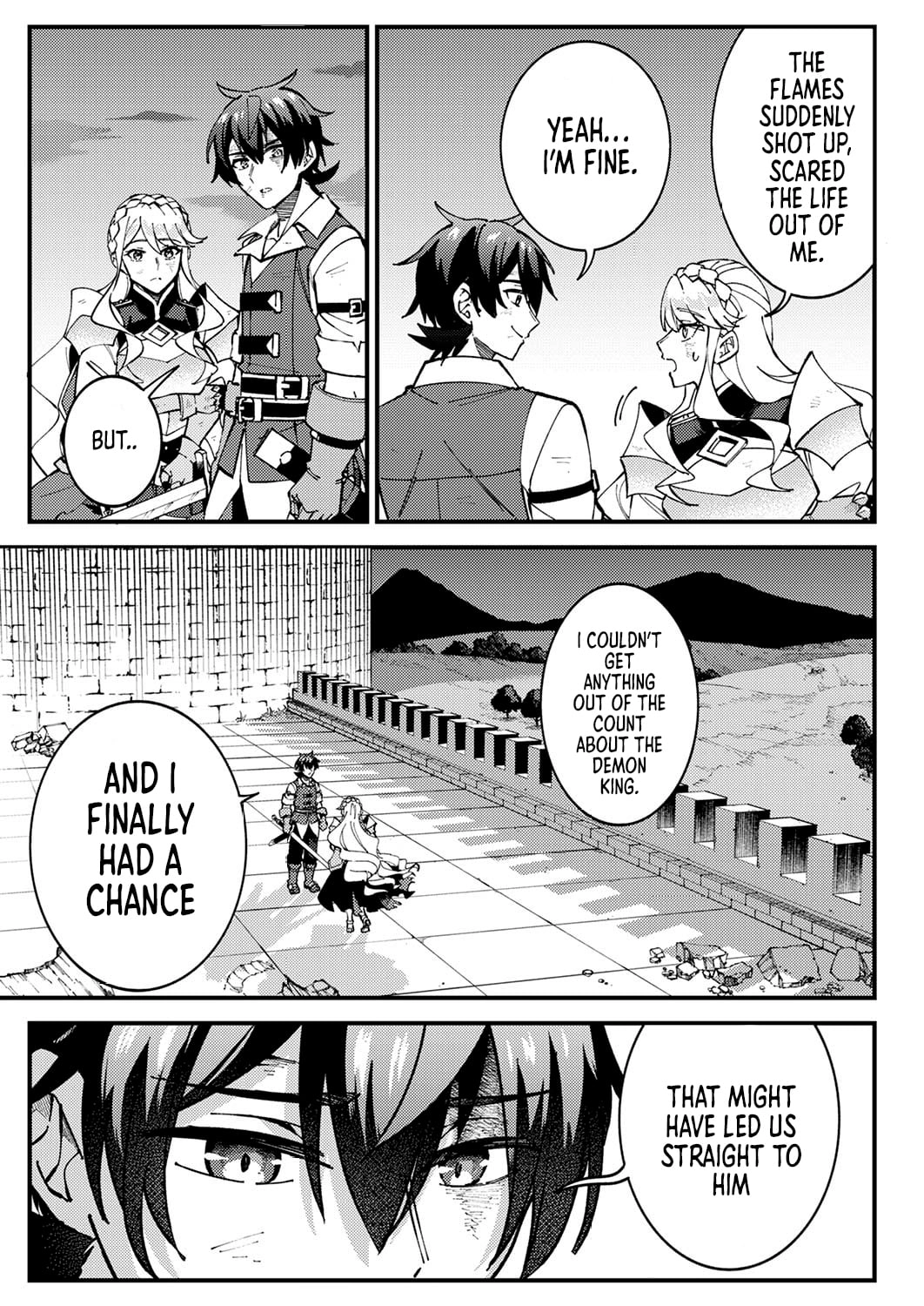 Munou to Tsuihou Sareta Saijaku Mahou Kenshi, Noroi ga Toketa node Saikyou e Nariagaru Chapter 11.1 - page 5