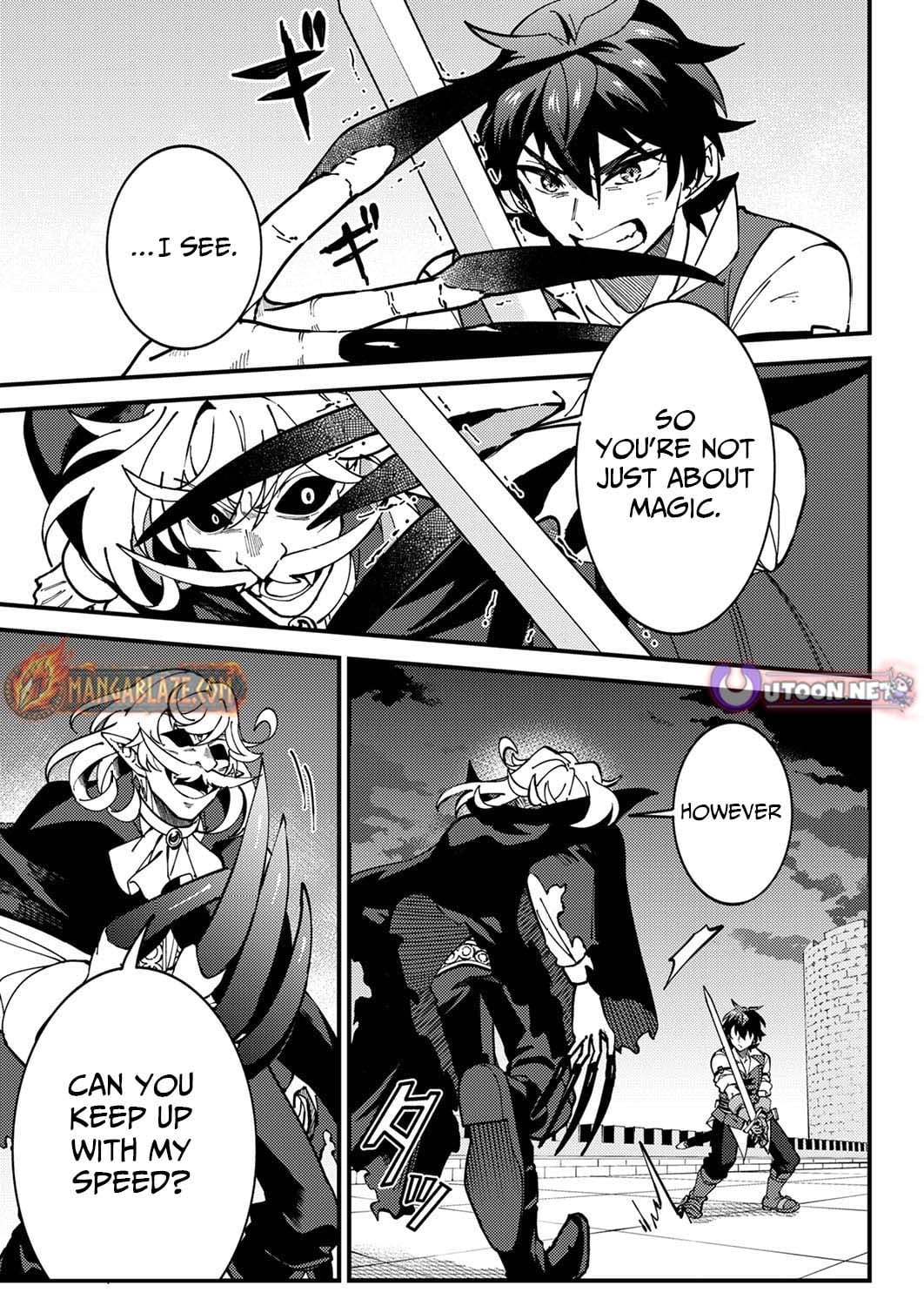 Munou to Tsuihou Sareta Saijaku Mahou Kenshi, Noroi ga Toketa node Saikyou e Nariagaru Chapter 9 - page 15
