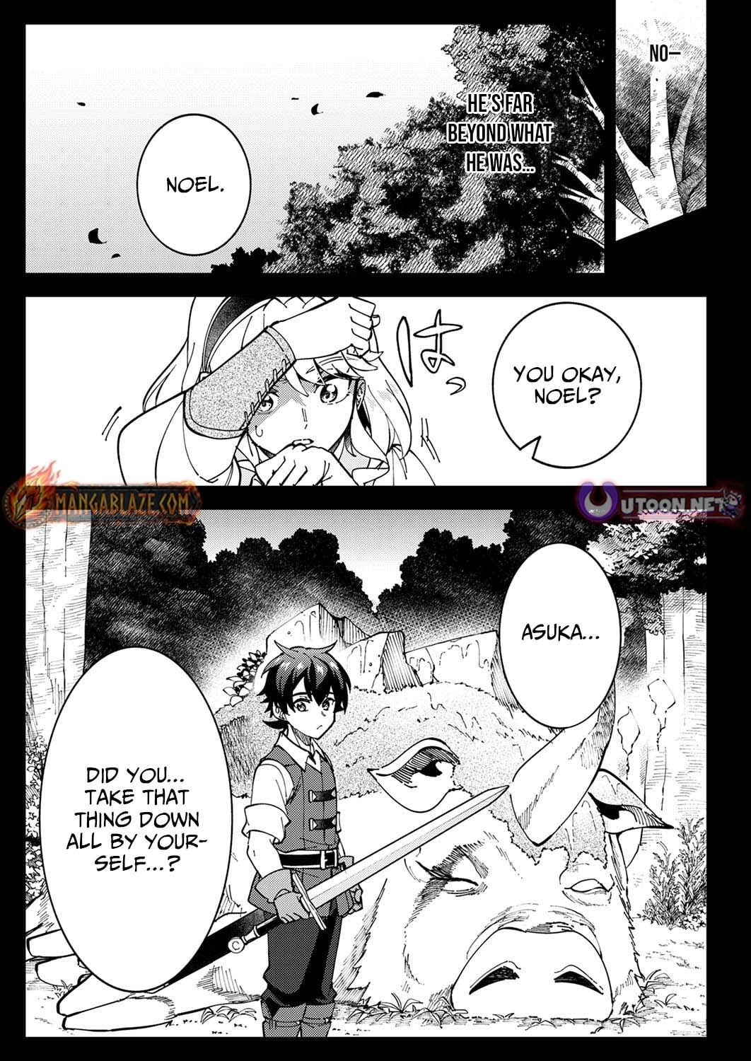Munou to Tsuihou Sareta Saijaku Mahou Kenshi, Noroi ga Toketa node Saikyou e Nariagaru Chapter 9 - page 20