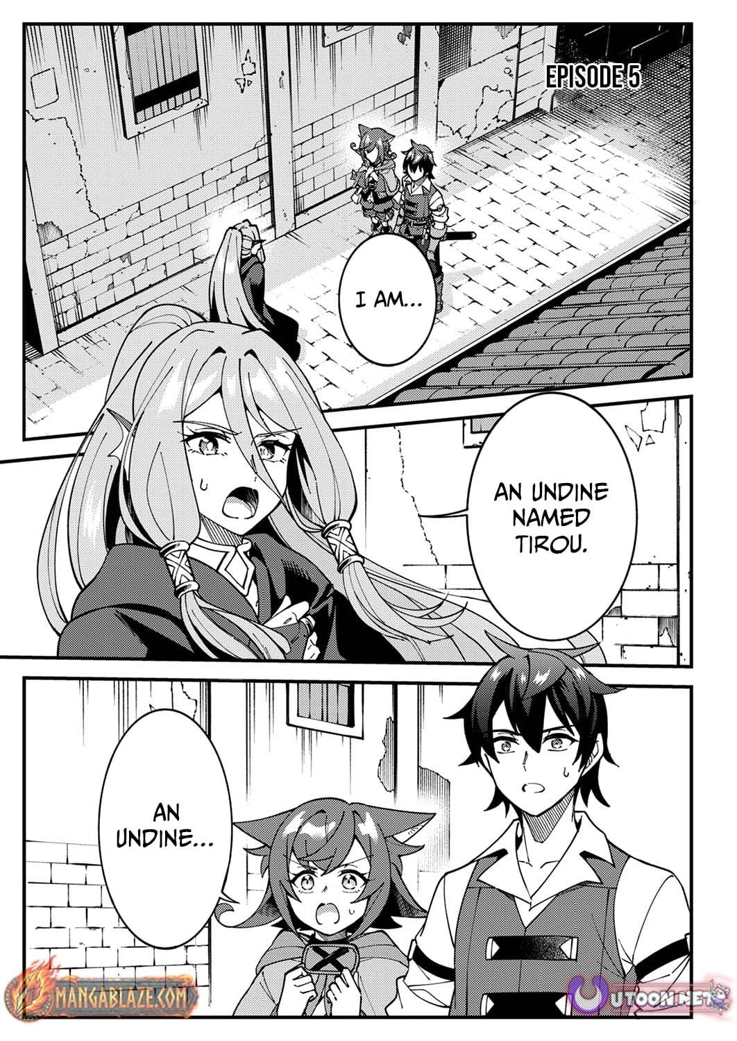 Munou to Tsuihou Sareta Saijaku Mahou Kenshi, Noroi ga Toketa node Saikyou e Nariagaru Chapter 5 - page 1