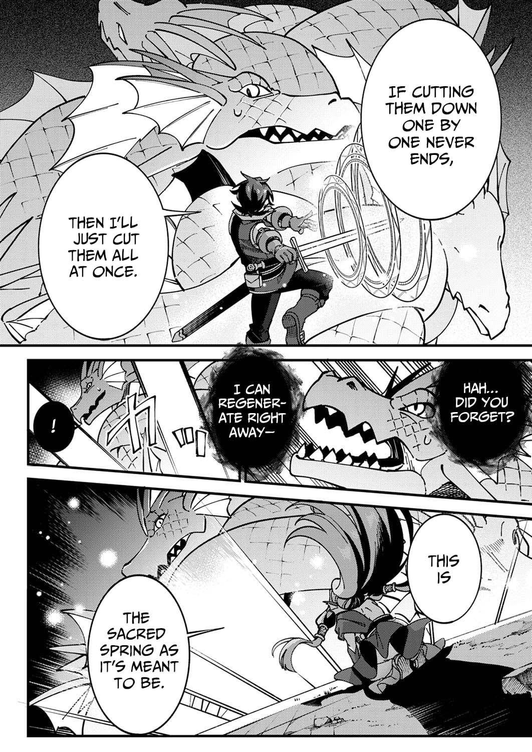 Munou to Tsuihou Sareta Saijaku Mahou Kenshi, Noroi ga Toketa node Saikyou e Nariagaru Chapter 6 - page 26
