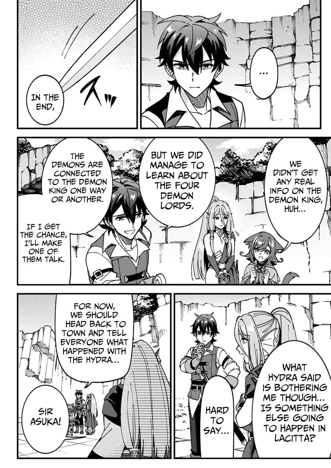Munou to Tsuihou Sareta Saijaku Mahou Kenshi, Noroi ga Toketa node Saikyou e Nariagaru Chapter 7 - page 6