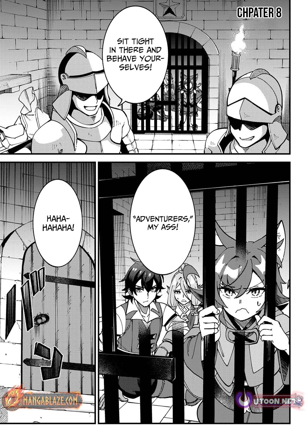 Munou to Tsuihou Sareta Saijaku Mahou Kenshi, Noroi ga Toketa node Saikyou e Nariagaru Chapter 8 - page 1