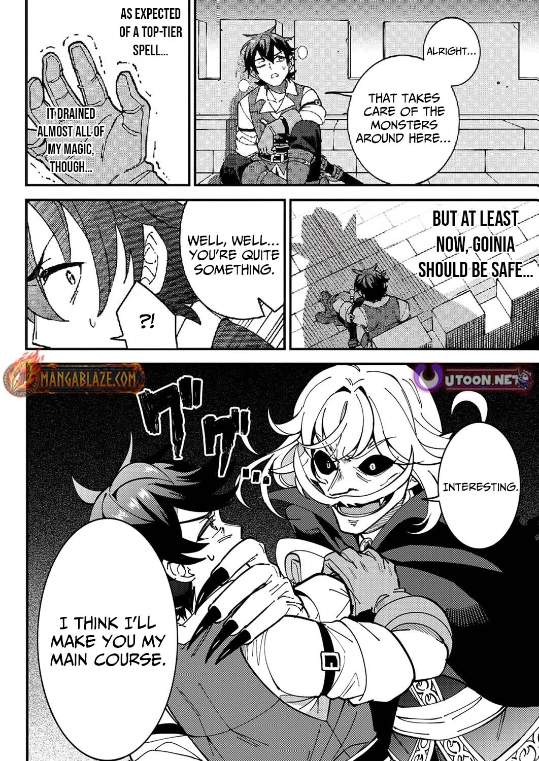 Munou to Tsuihou Sareta Saijaku Mahou Kenshi, Noroi ga Toketa node Saikyou e Nariagaru Chapter 8 - page 30