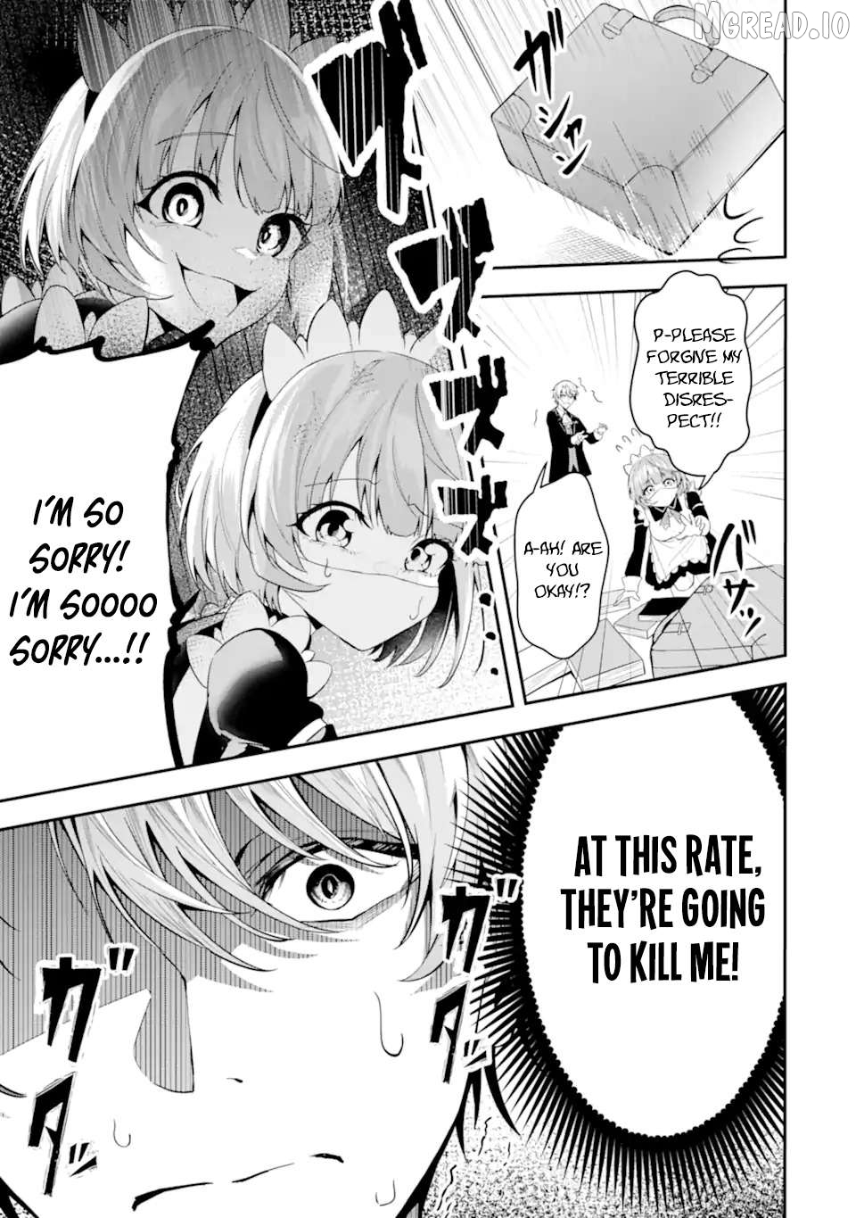 Shokei Flag No Akuyaku Kizoku Ni Tensei Shitaga, Shinitakunainode Yami Maho Wo Kiwamete Heroine Tachi Wo Sukuimasu Byojakuna Heroine Wo Care Shitara Naze Ka Ore Ga Dekiai Sareta Ken Chapter 1.1 - page 14