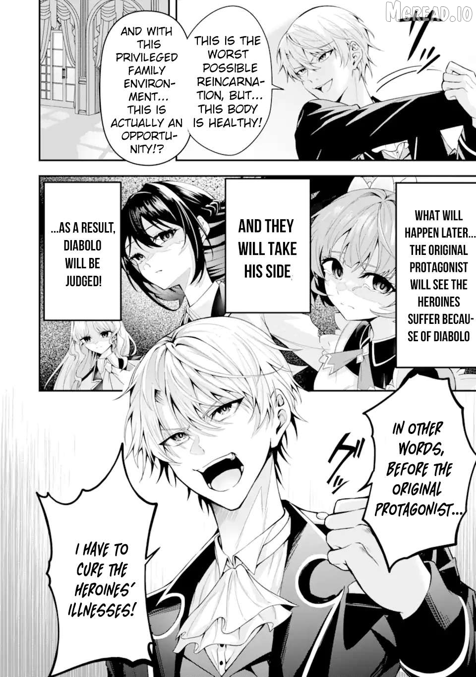 Shokei Flag No Akuyaku Kizoku Ni Tensei Shitaga, Shinitakunainode Yami Maho Wo Kiwamete Heroine Tachi Wo Sukuimasu Byojakuna Heroine Wo Care Shitara Naze Ka Ore Ga Dekiai Sareta Ken Chapter 1.1 - page 23